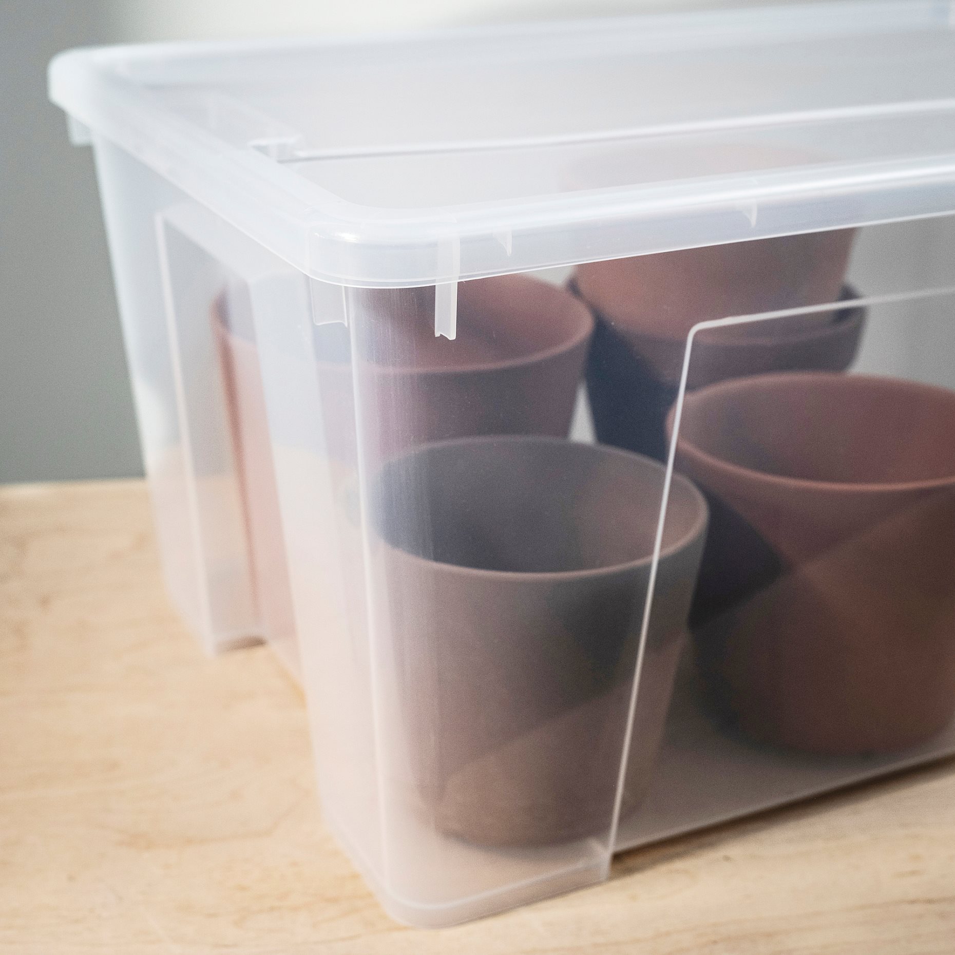 SAMLA, box with lid, 57x39x28 cm/45 l, 694.407.61