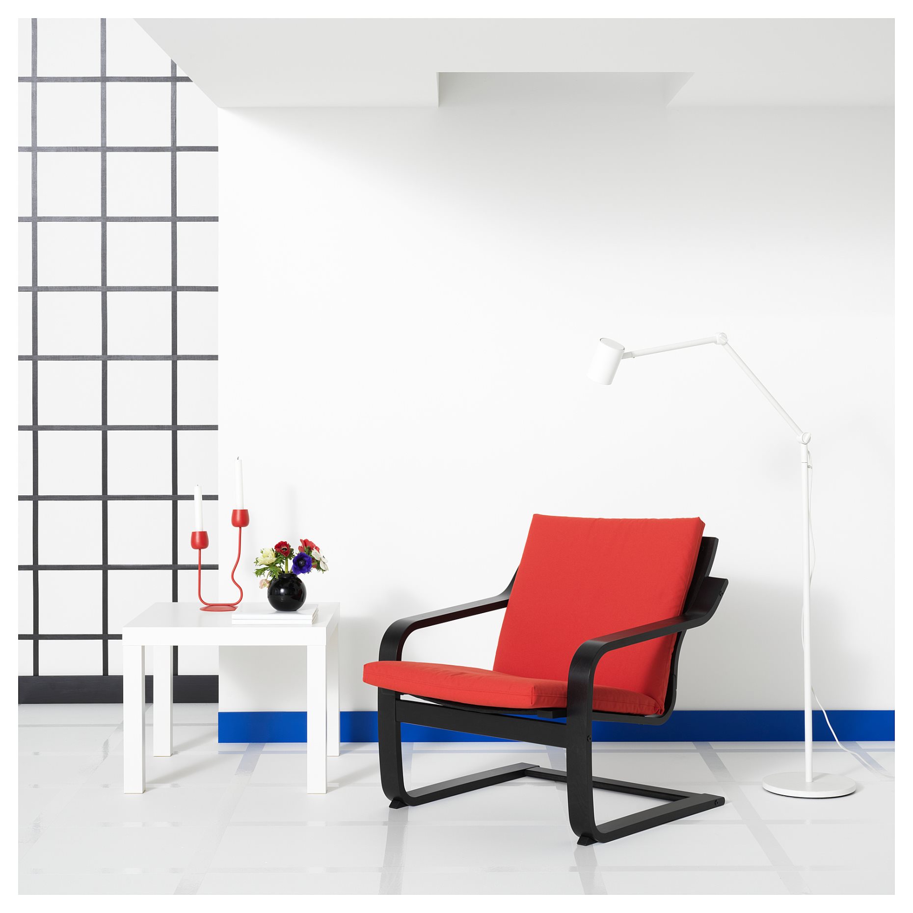 POÄNG, low-back armchair, 695.515.70