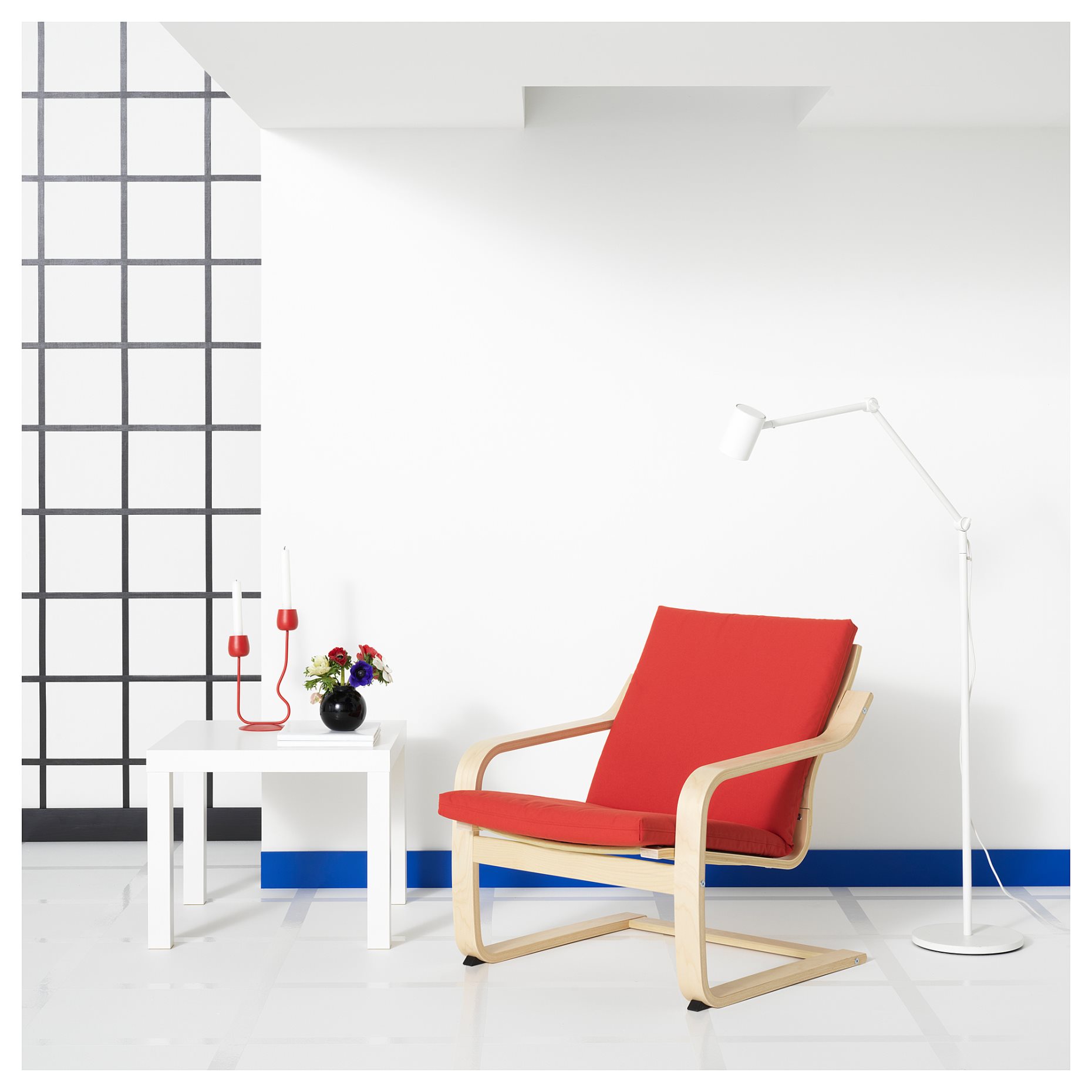 POÄNG, low-back armchair, 695.515.89