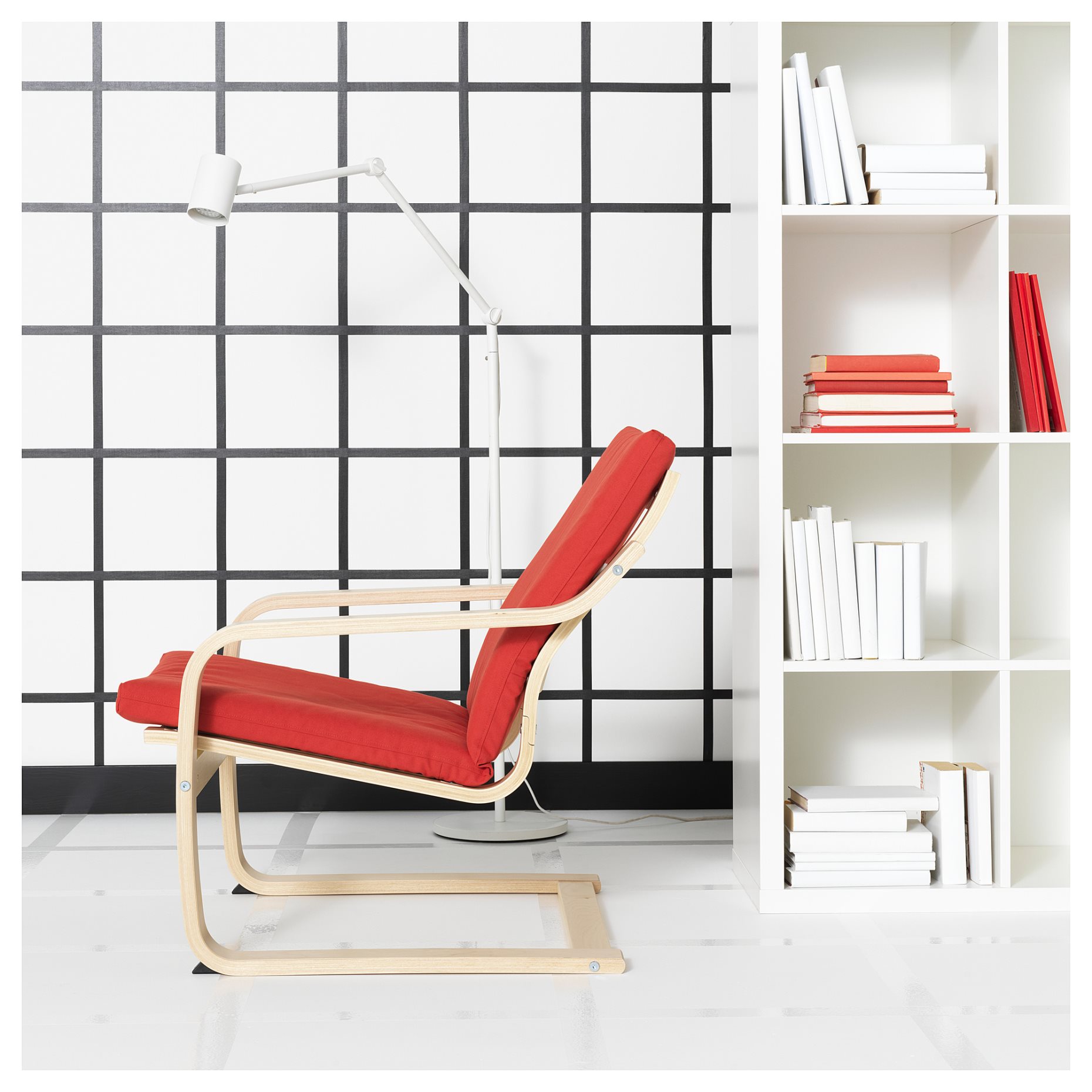 POÄNG, low-back armchair, 695.515.89