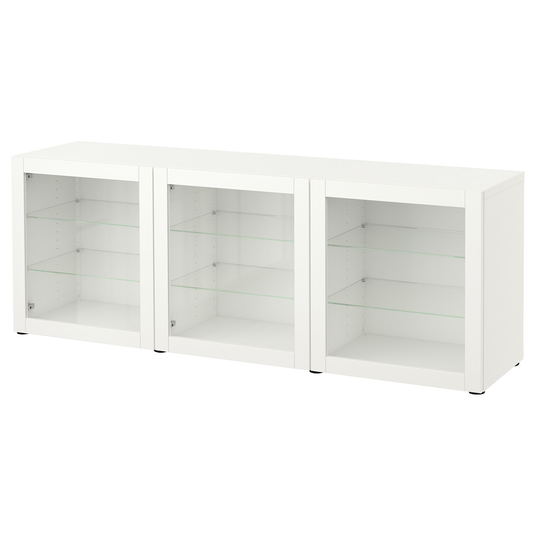 BESTÅ, storage combination with doors, 180x42x65 cm, 793.250.39