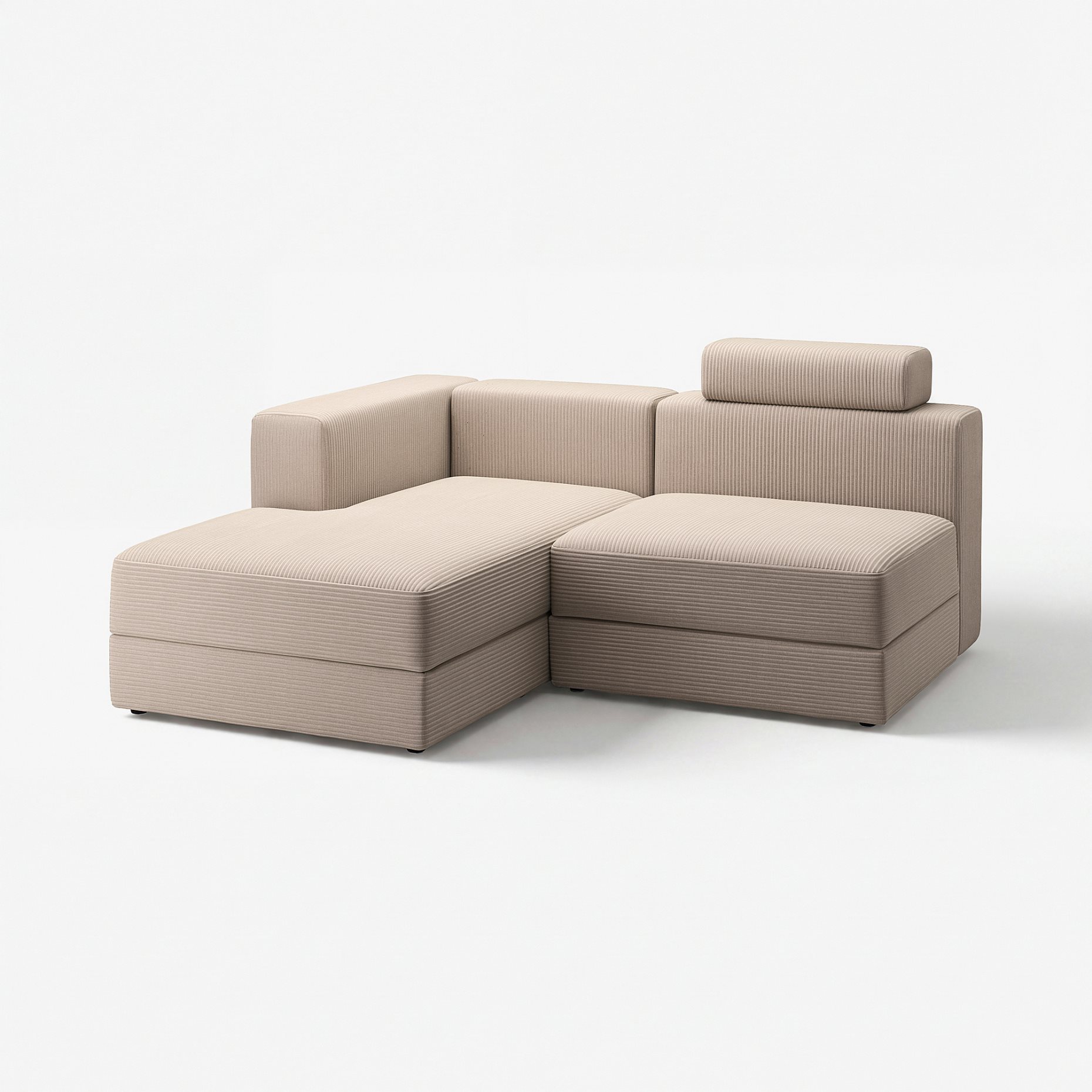 JÄTTEBO, 2,5-seat modular sofa with chaise longue/left with headrest, 794.900.91