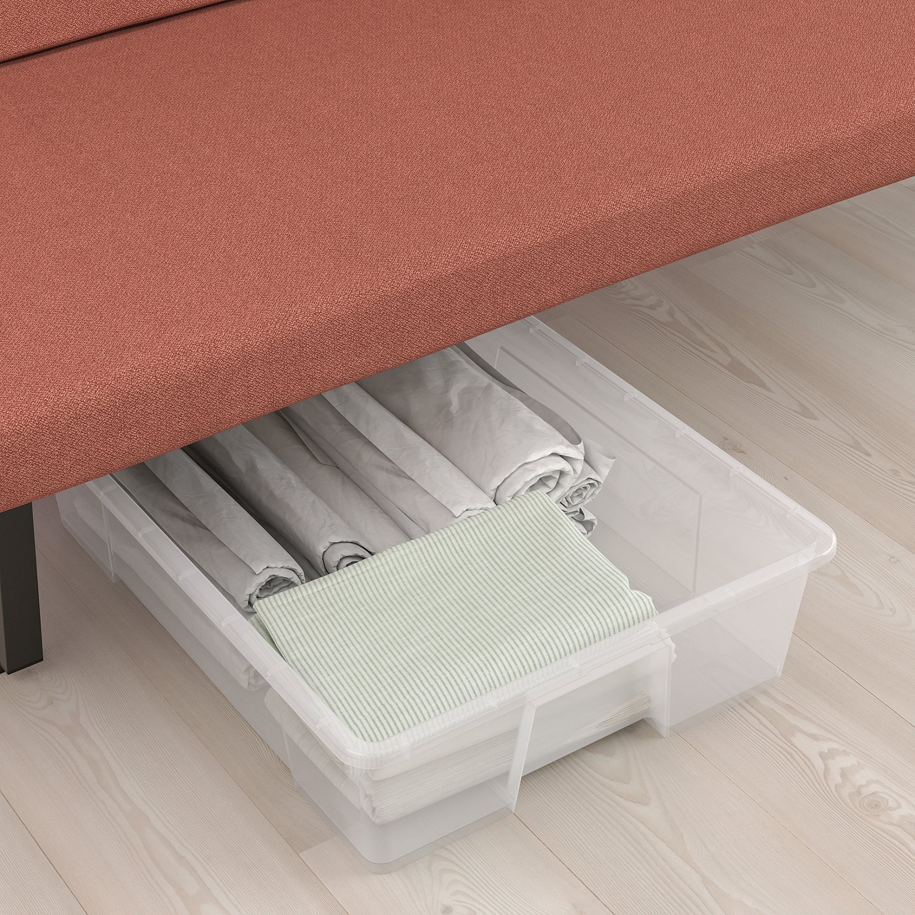 NYHAMN, 3-seat sofa-bed with foam mattress, 794.999.92