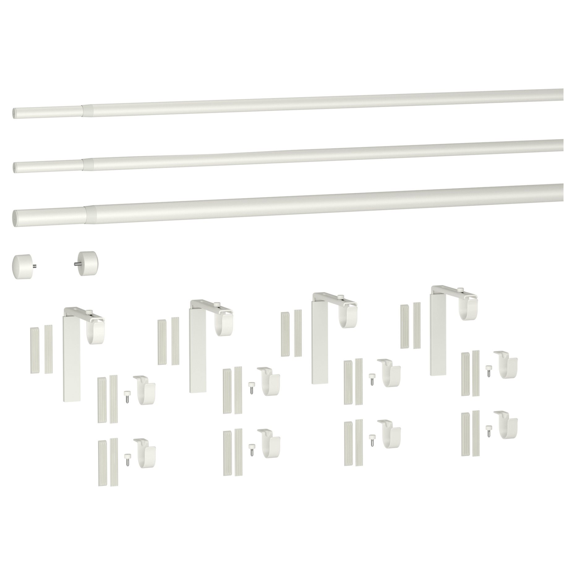 RÄCKA, triple curtain rod combination, 799.295.86