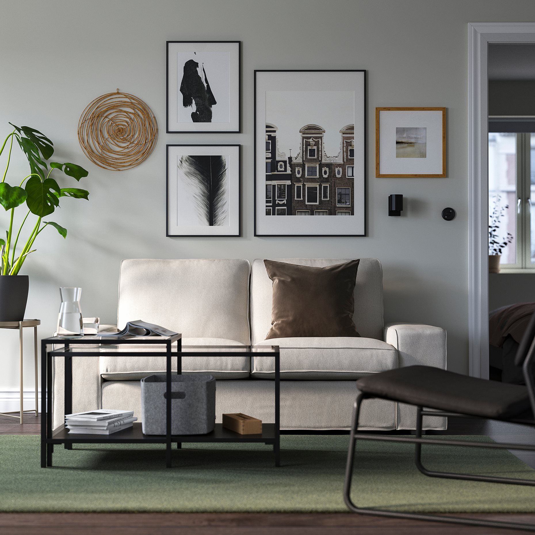 VITTSJÖ, nest of tables, set of 2, 802.153.32