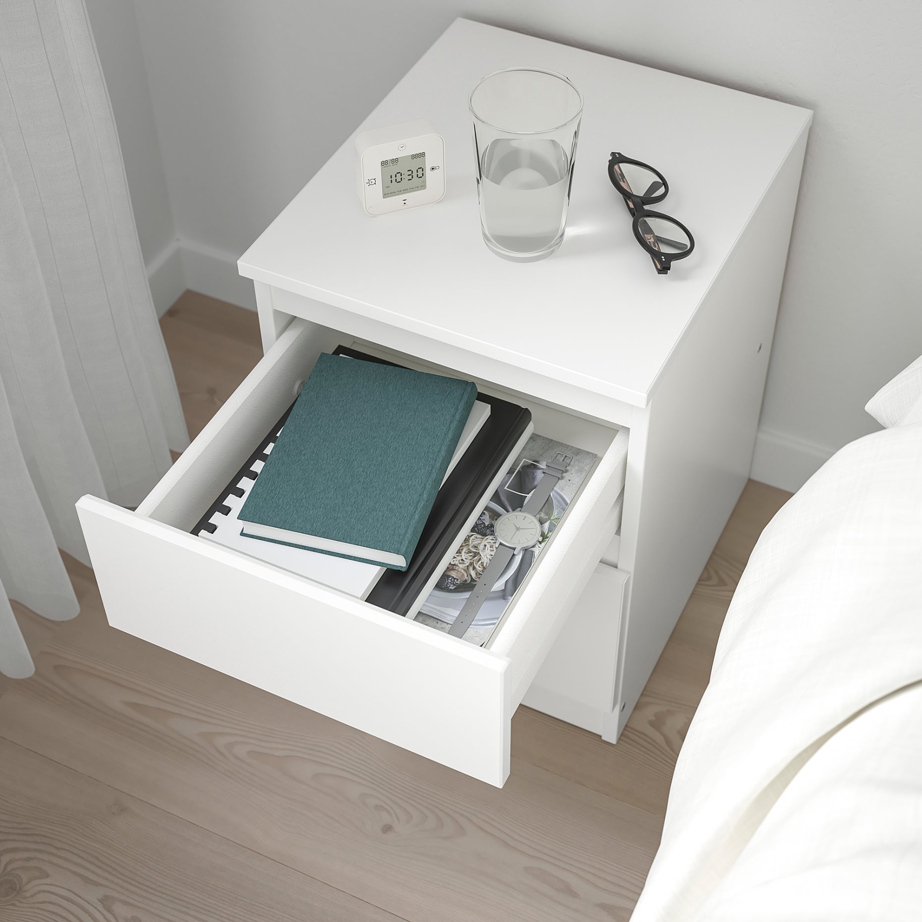 KULLEN, chest of 2 drawers, 35x49 cm, 803.092.41
