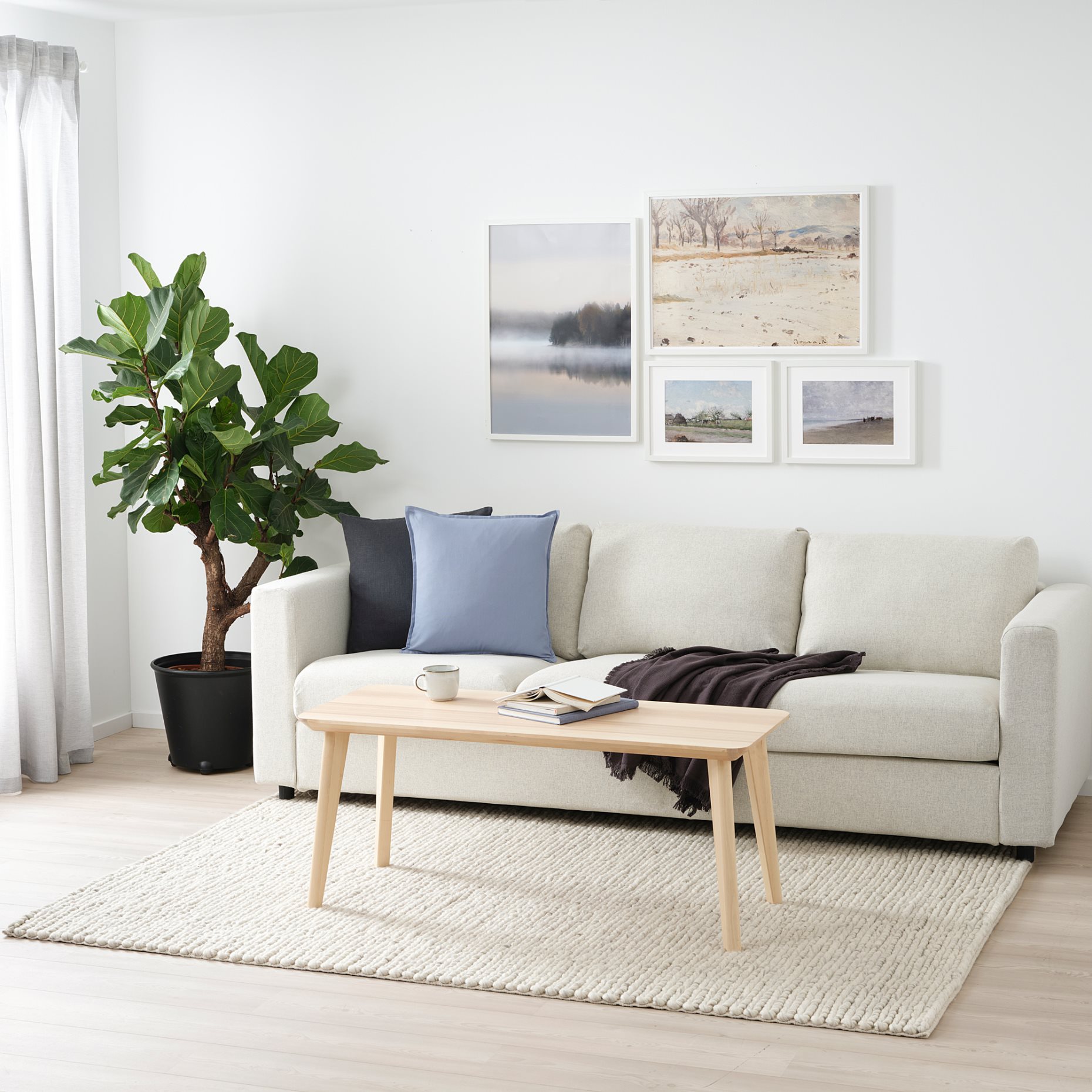 HJORTSVANG, rug handmade, 160x230 cm, 804.425.27