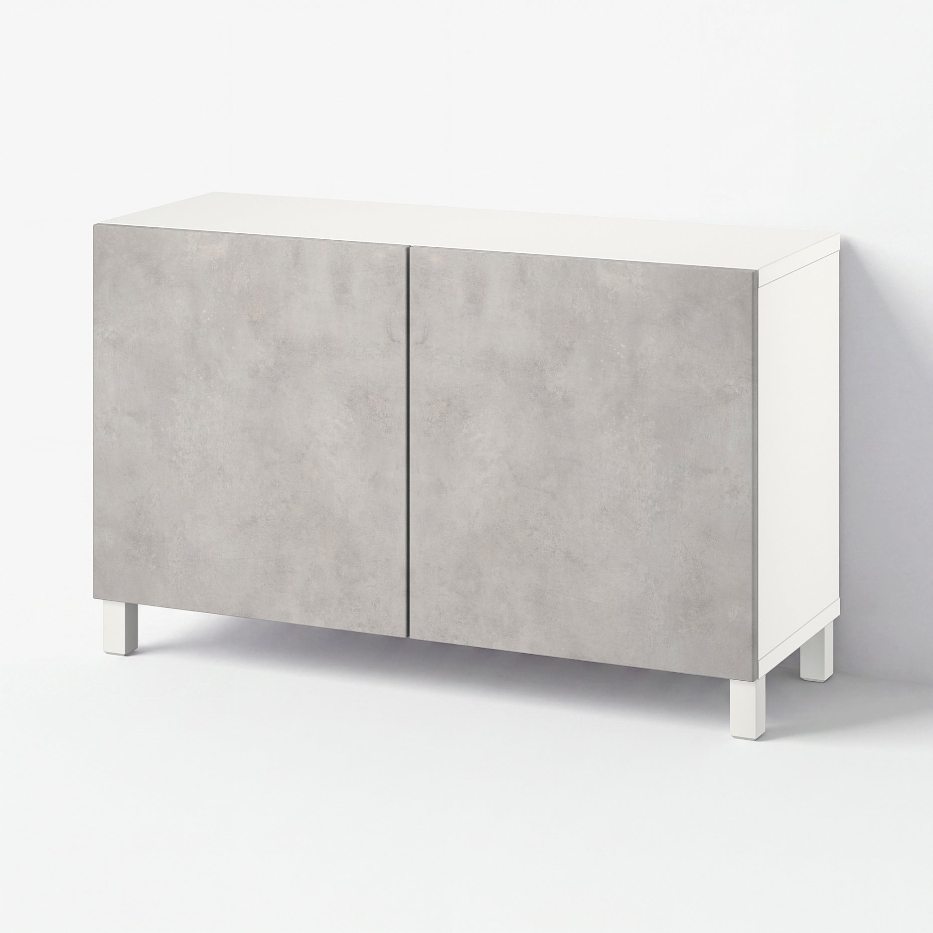 BESTÅ, σύνθεση αποθήκευσης με πόρτες, 120x42x74 cm, 994.214.26