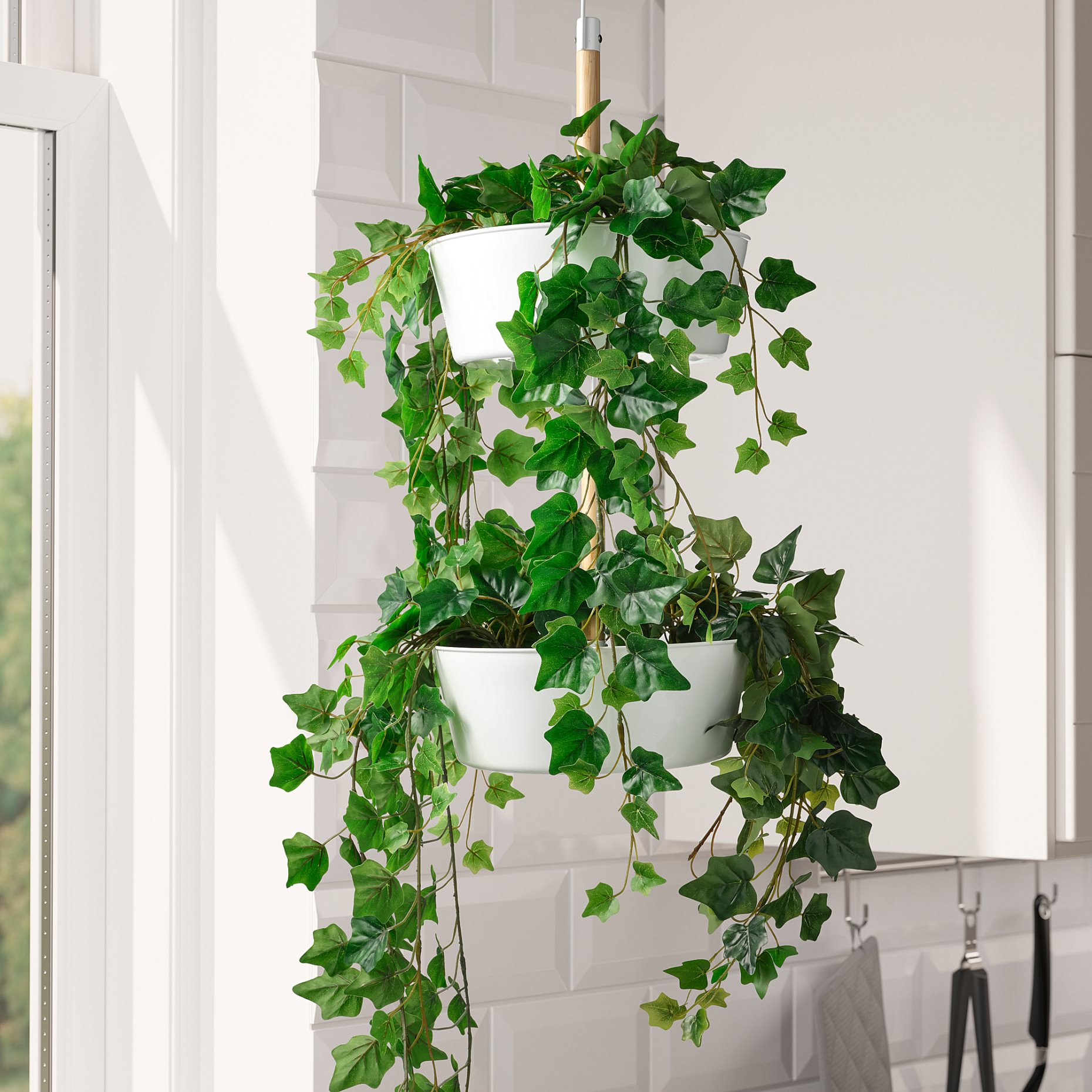 FEJKA, artificial potted plant in/outdoor/hanging Ivy, 12 cm, 104.611.47
