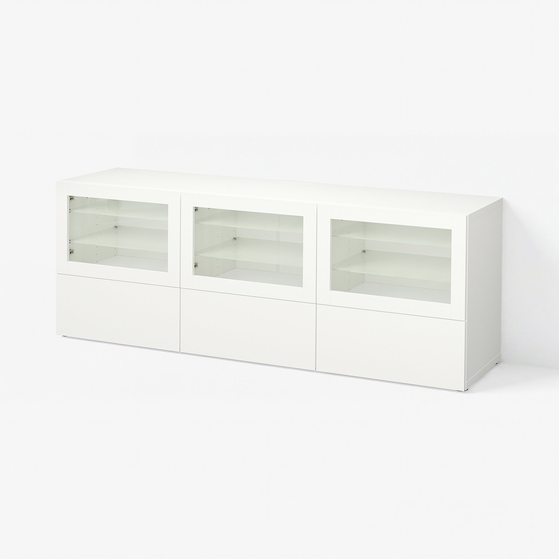 BESTÅ, TV bench with doors and drawers, 180x40x64 cm, 191.943.00