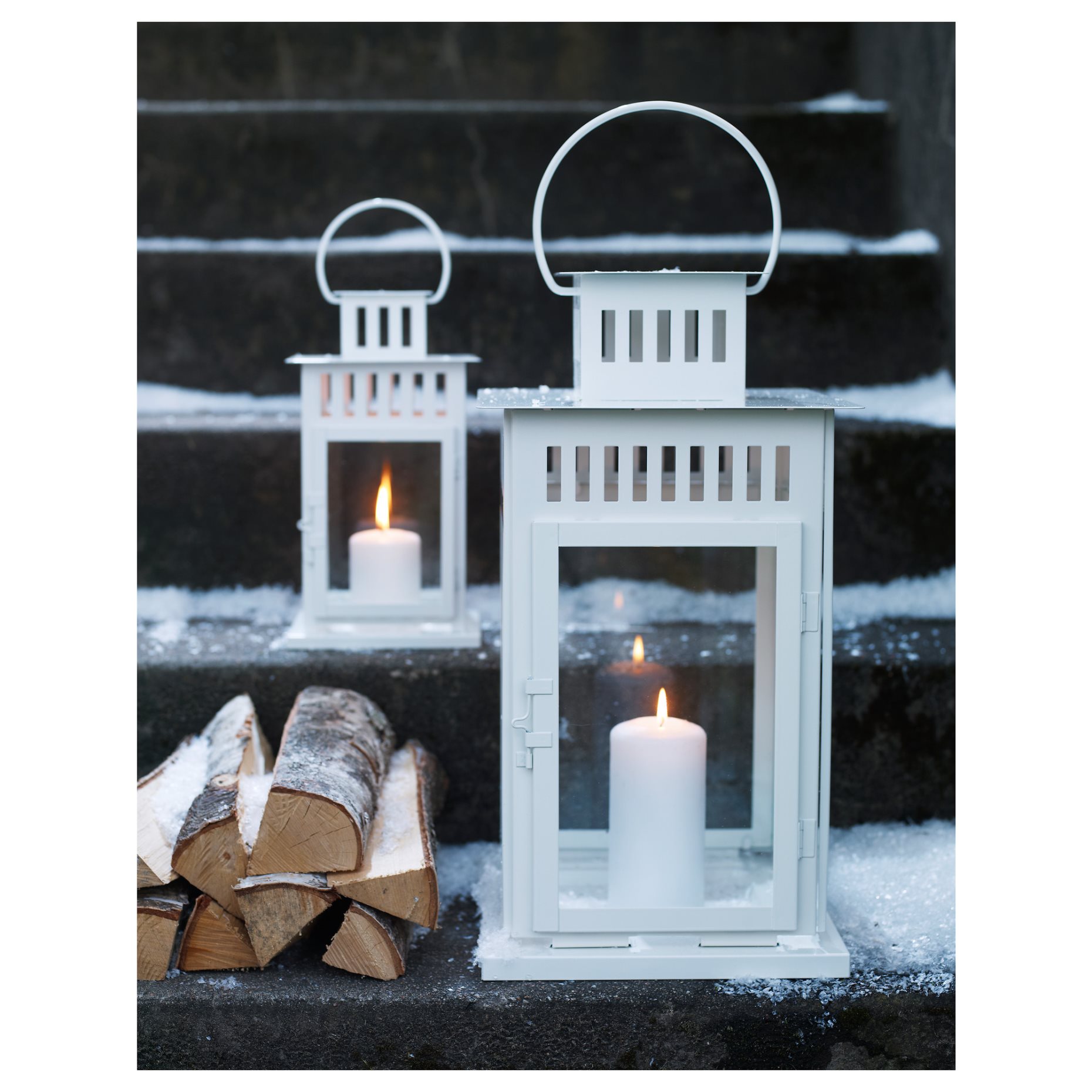 BORRBY, lantern for block candle, in/outdoor, 302.701.42