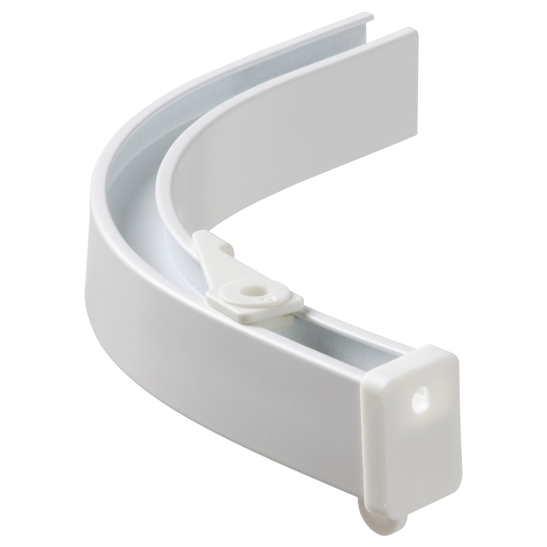 VIDGA, corner piece/single track, included ceiling fittings, 304.983.81