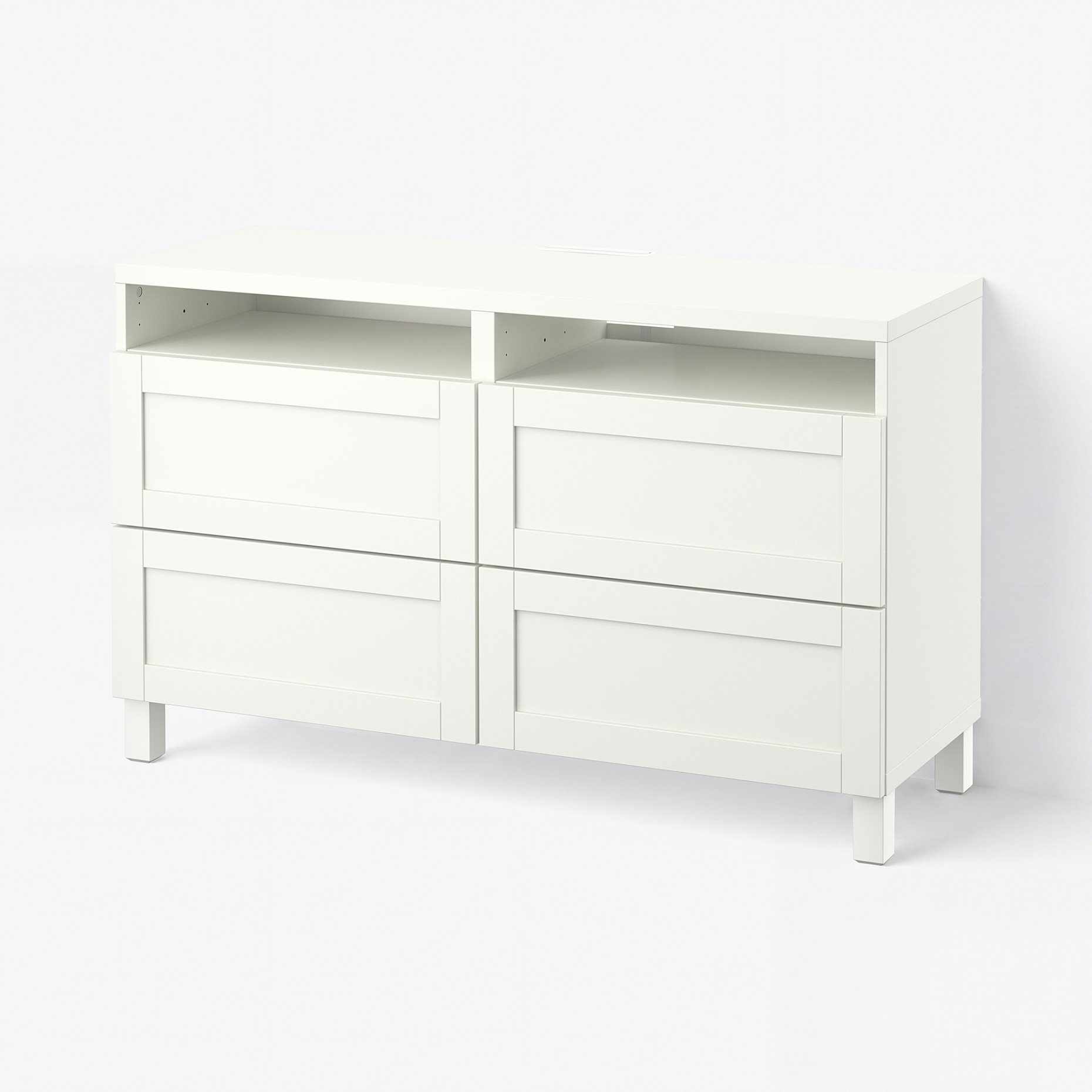 BESTÅ, έπιπλο TV με συρτάρια, 120x40x74 cm, 391.939.17