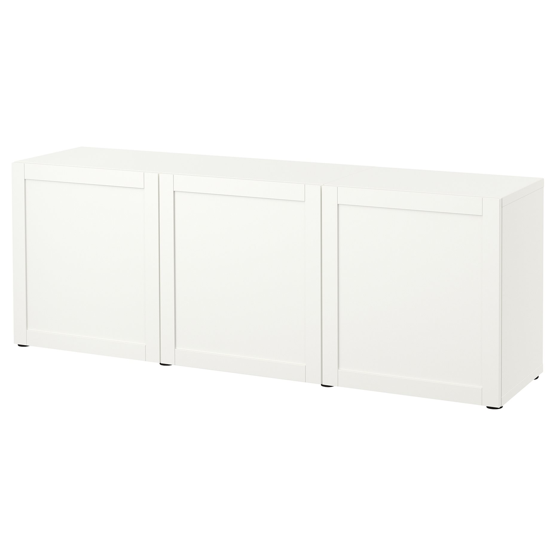 BESTÅ, σύνθεση αποθήκευσης με πόρτες, 180x42x65 cm, 393.250.03