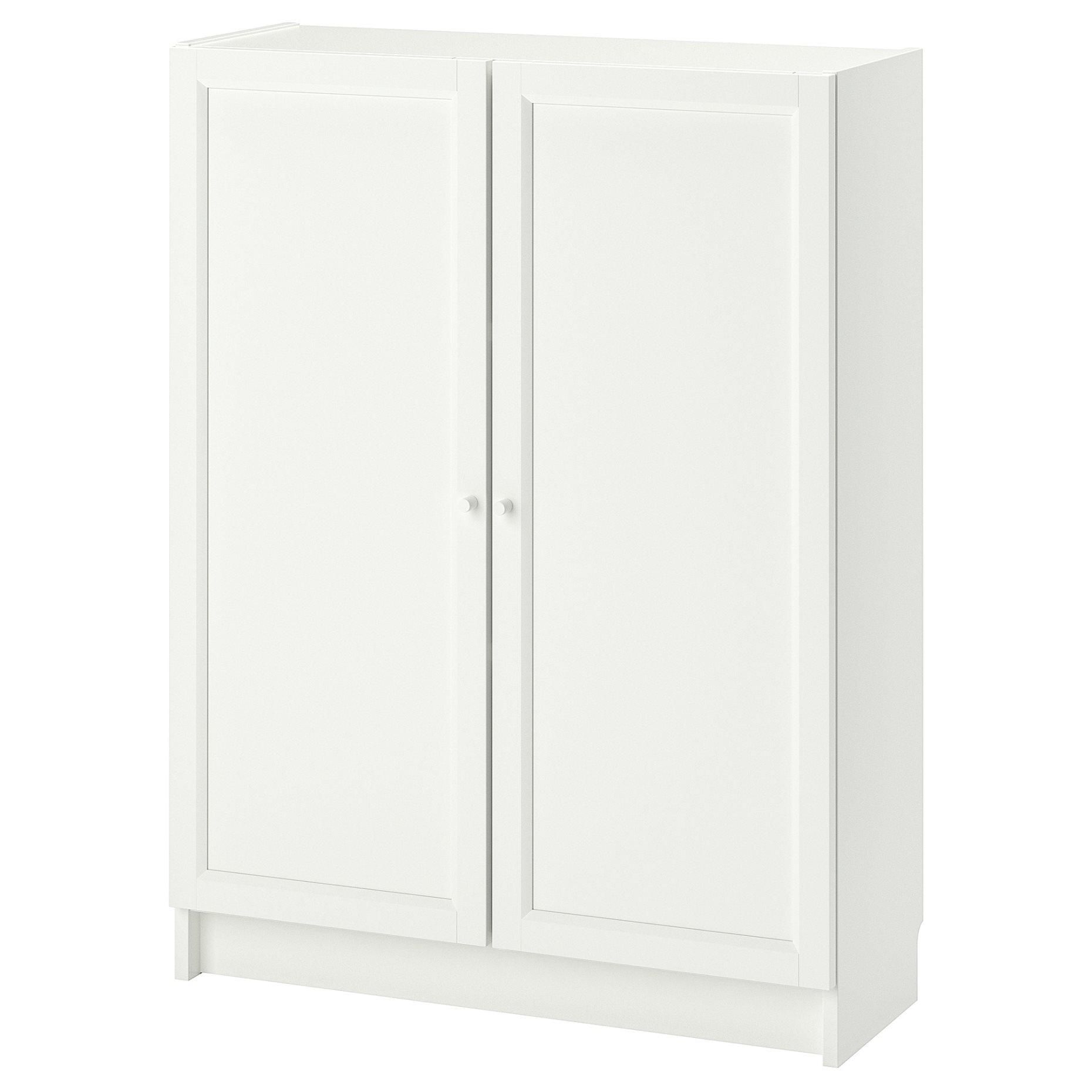 BILLY/OXBERG, bookcase with doors, 80x30x106, 492.800.42