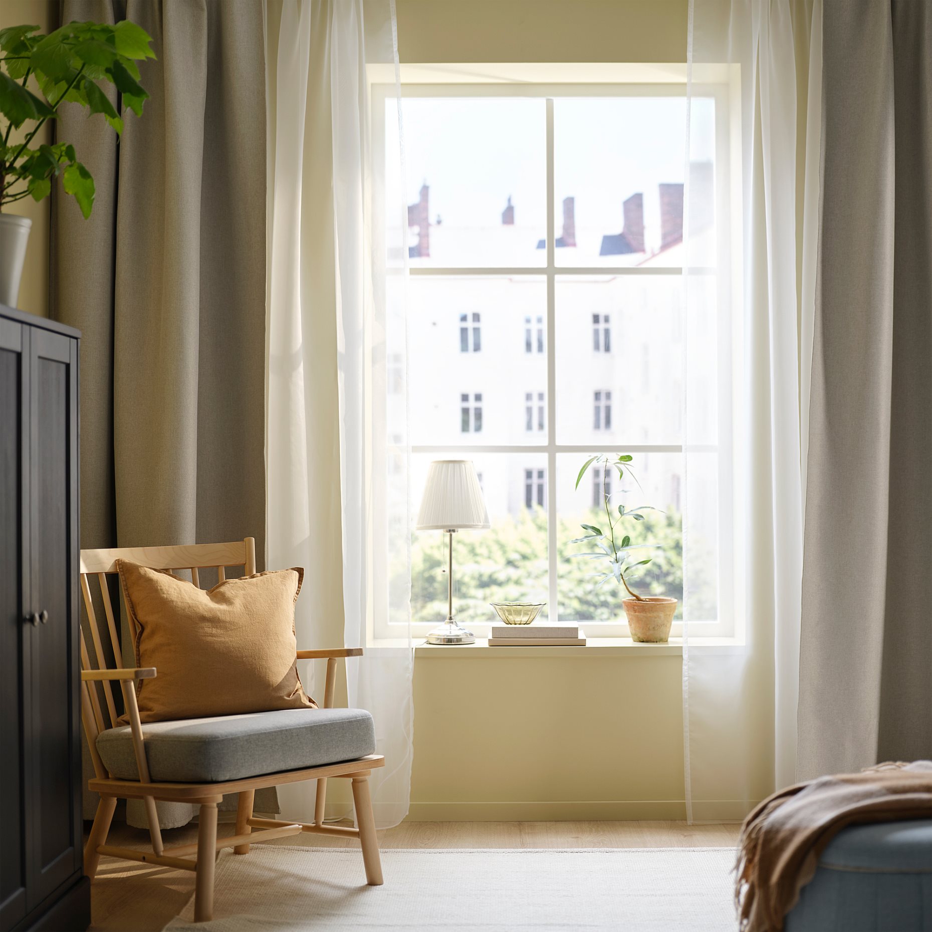 TERESIA, sheer curtains, 1 pair, 502.323.33