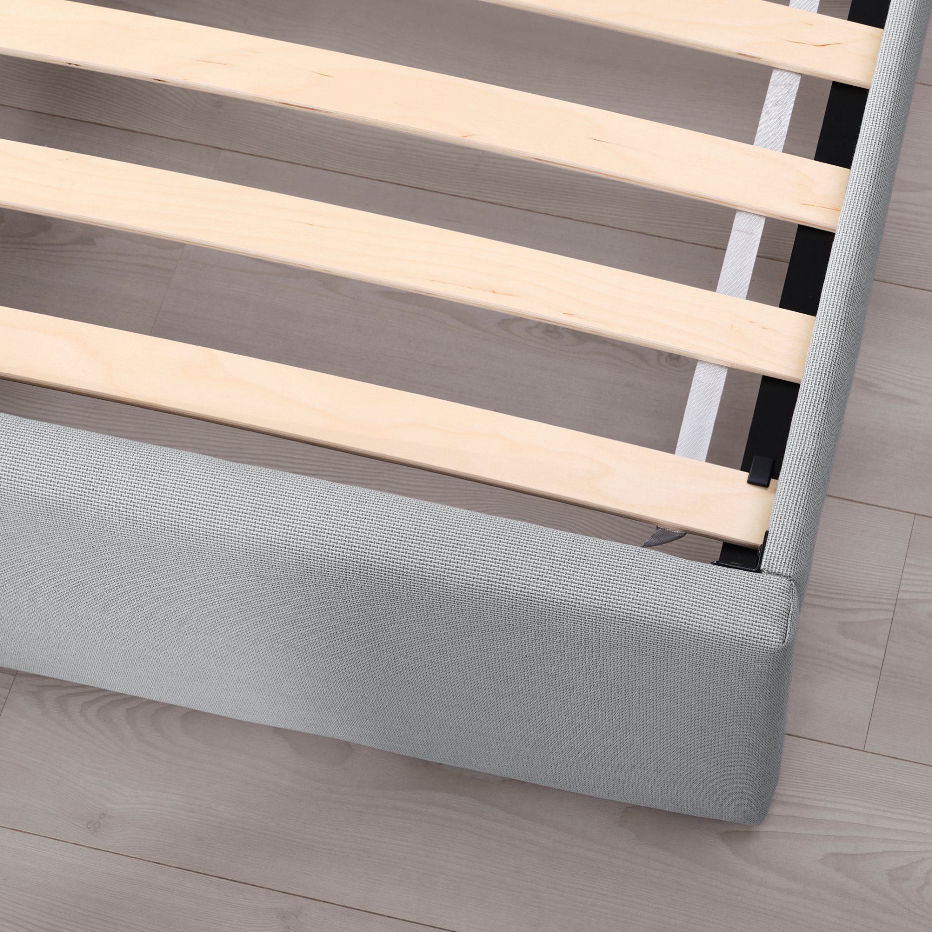 GLADSTAD, upholstered bed frame, 90x200 cm, 504.904.59