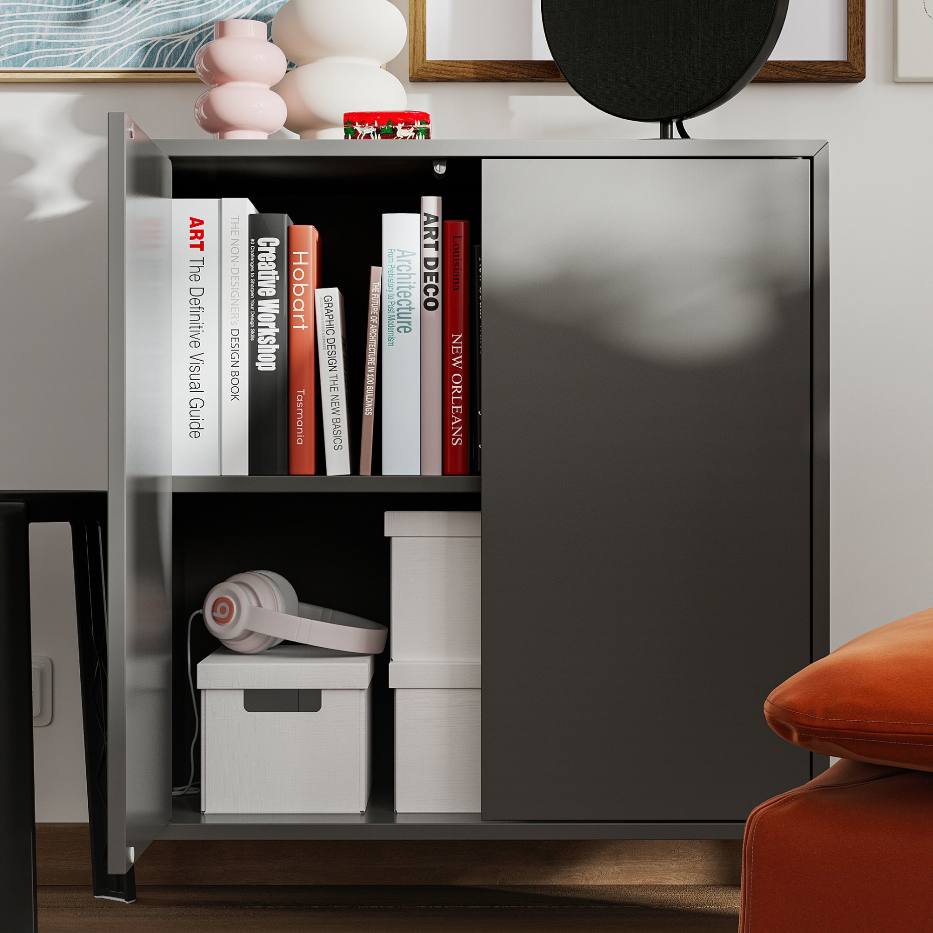 EKET, wall-mounted shelving unit, 70x35x70 cm, 694.352.22