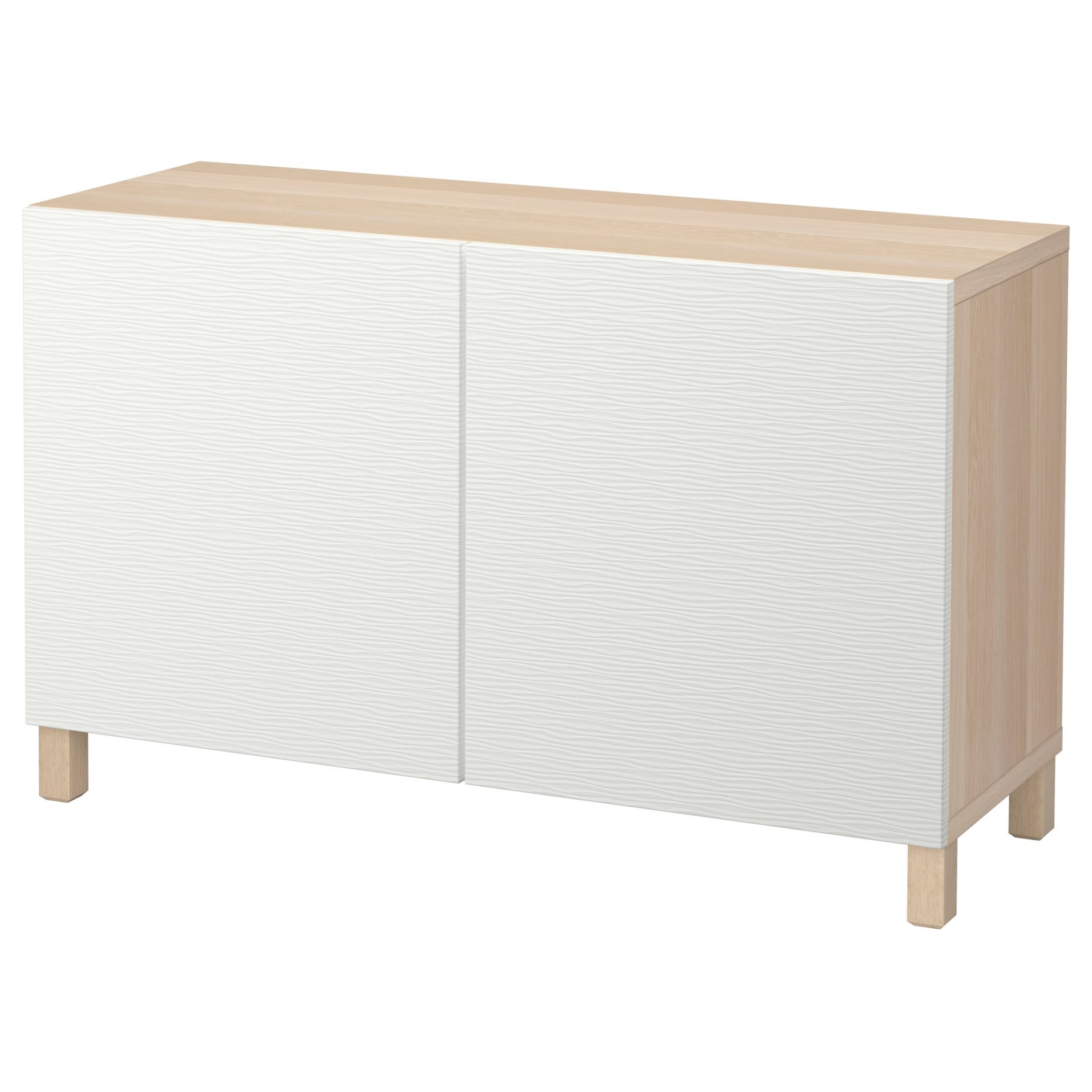 BESTÅ, σύνθεση αποθήκευσης με πόρτες, 120x42x74 cm, 792.099.97