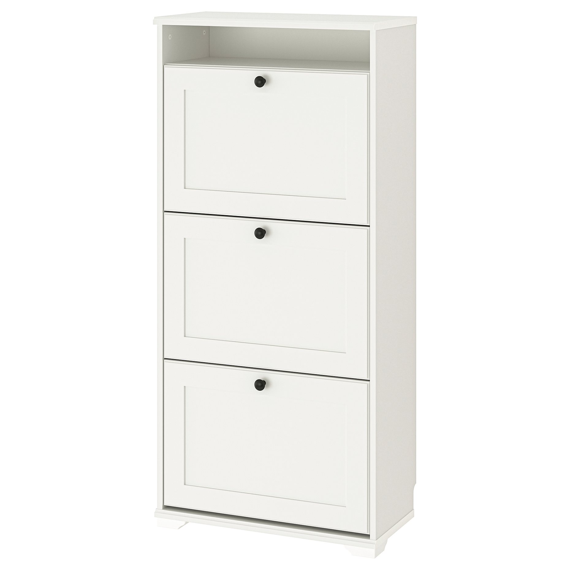 BRUSALI, shoe cabinet with 3 compartments, 61x130 cm, 804.803.93