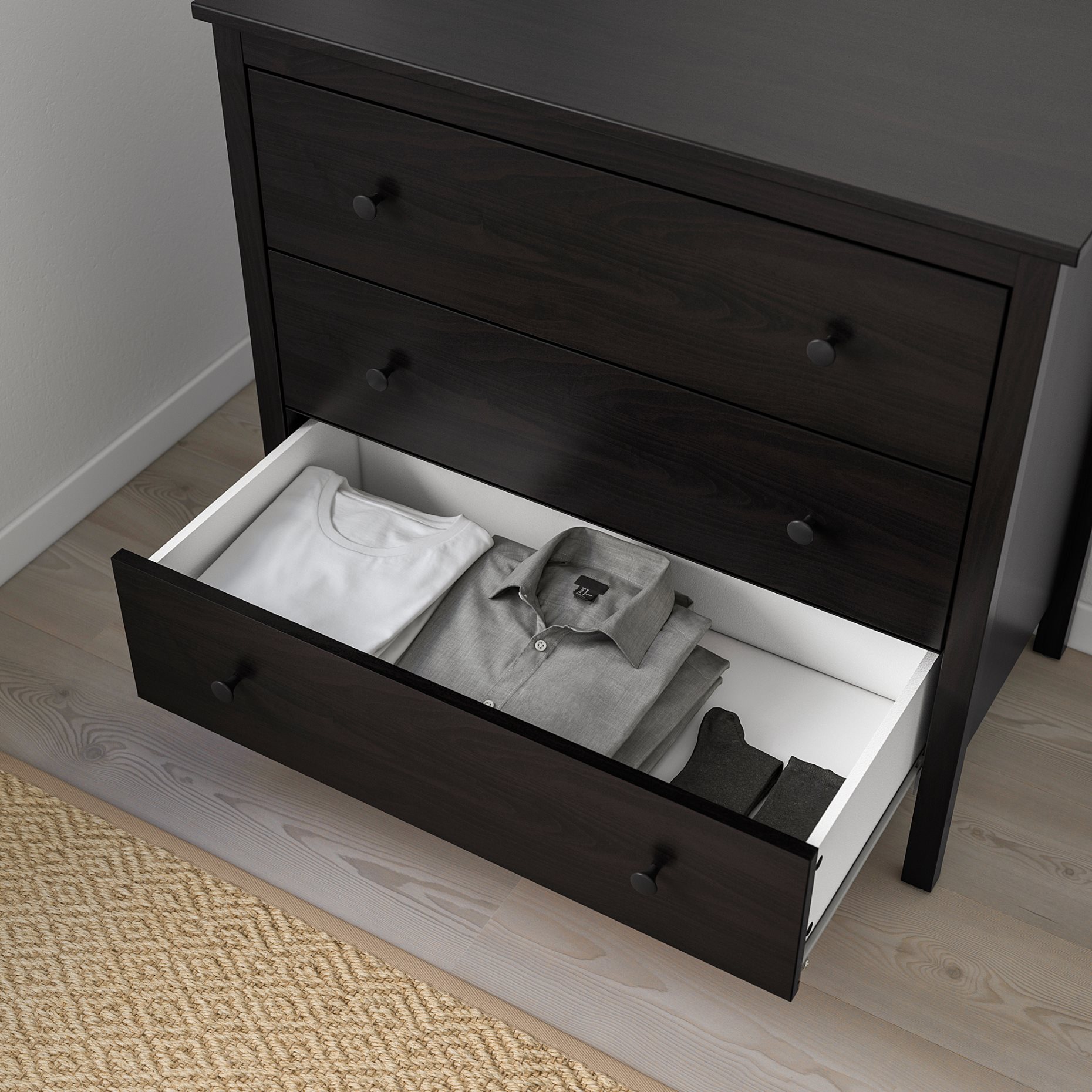 KOPPANG, chest of 3 drawers, 90x83 cm, 804.811.18