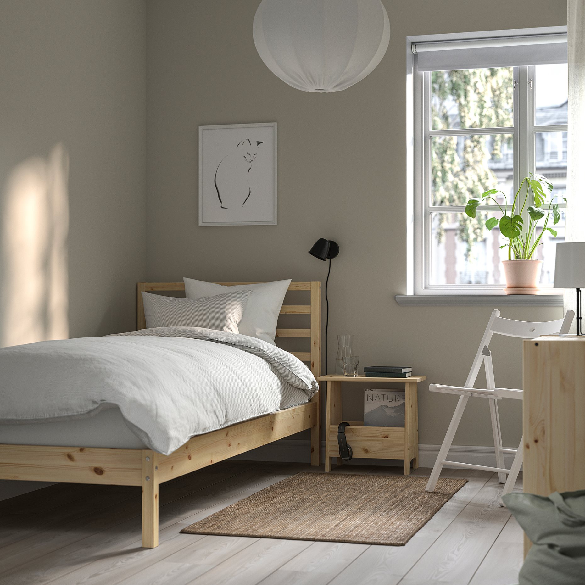 TARVA, bed frame, 90x200 cm, 890.095.68