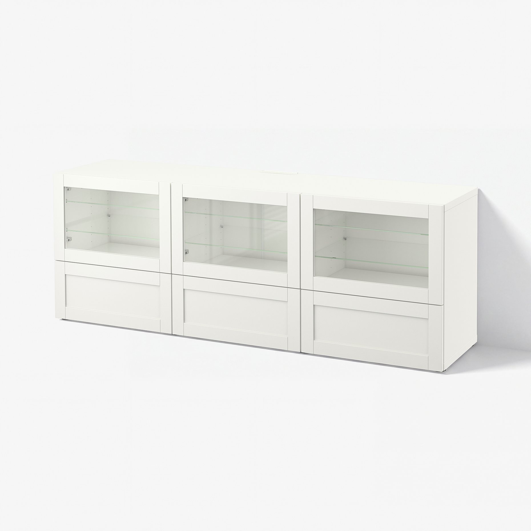 BESTÅ, TV bench with doors and drawers, 180x40x64 cm, 891.942.88