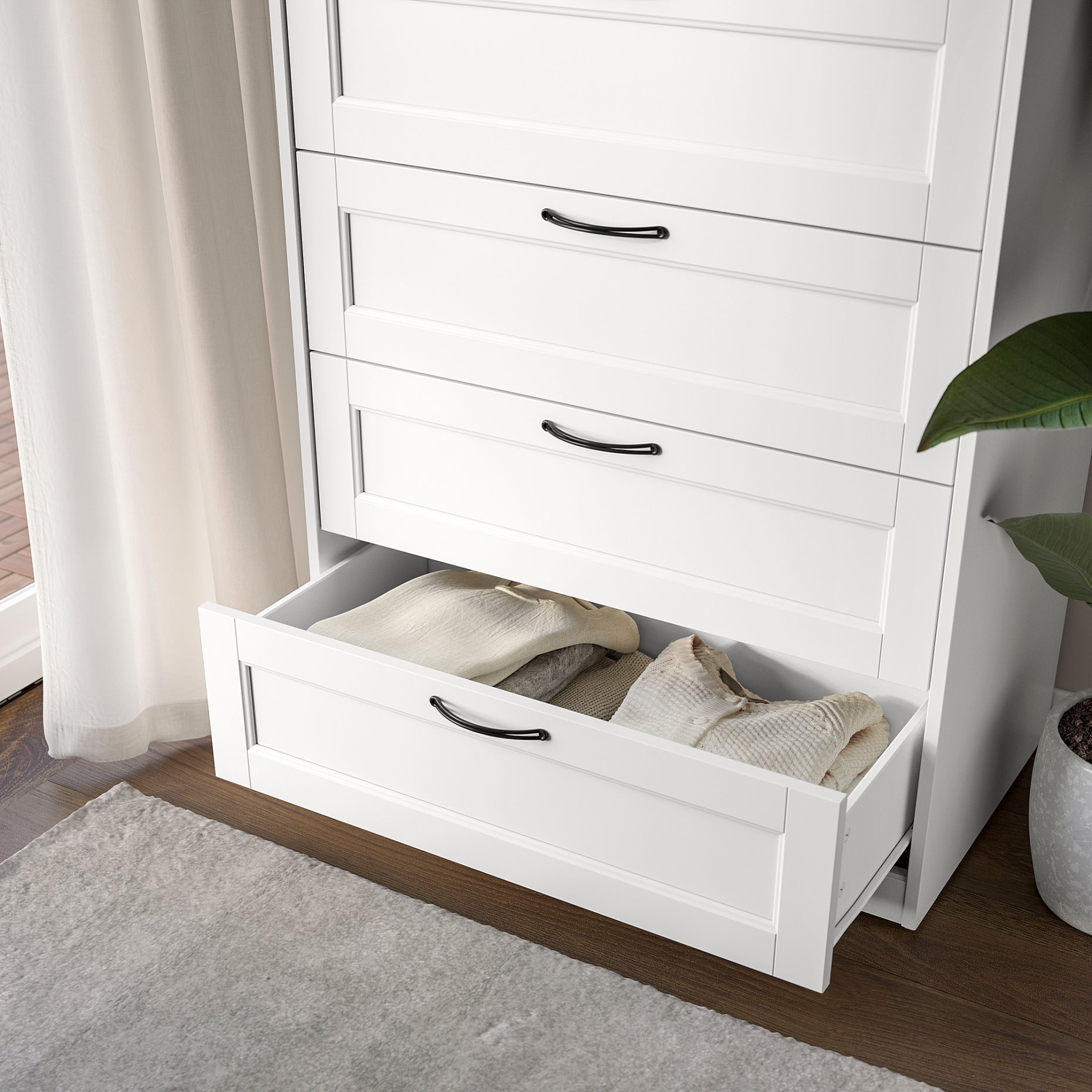 SONGESAND, chest of 6 drawers, 82x126 cm, 903.667.83