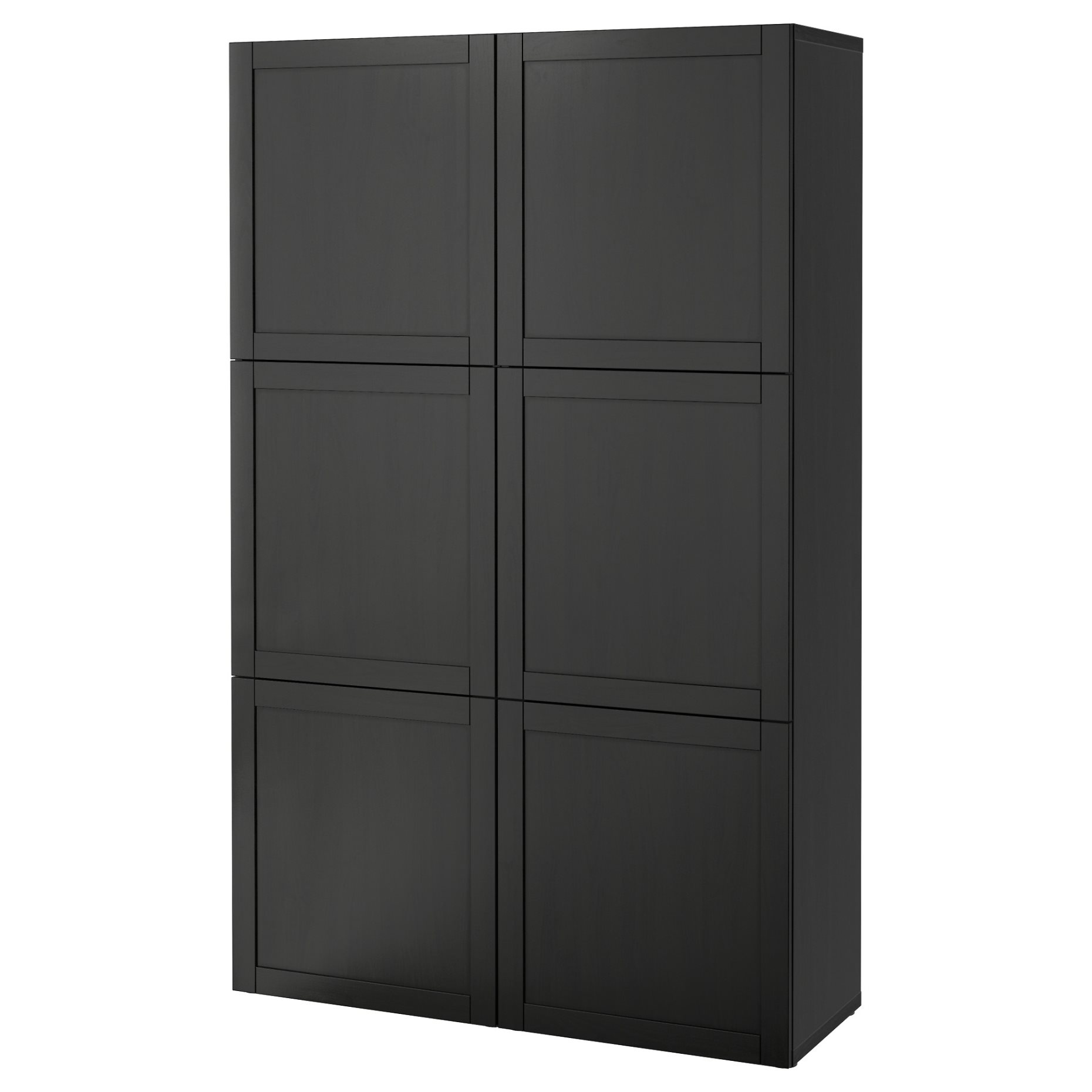 BESTÅ, storage combination with doors, 120x42x193 cm, 590.584.09