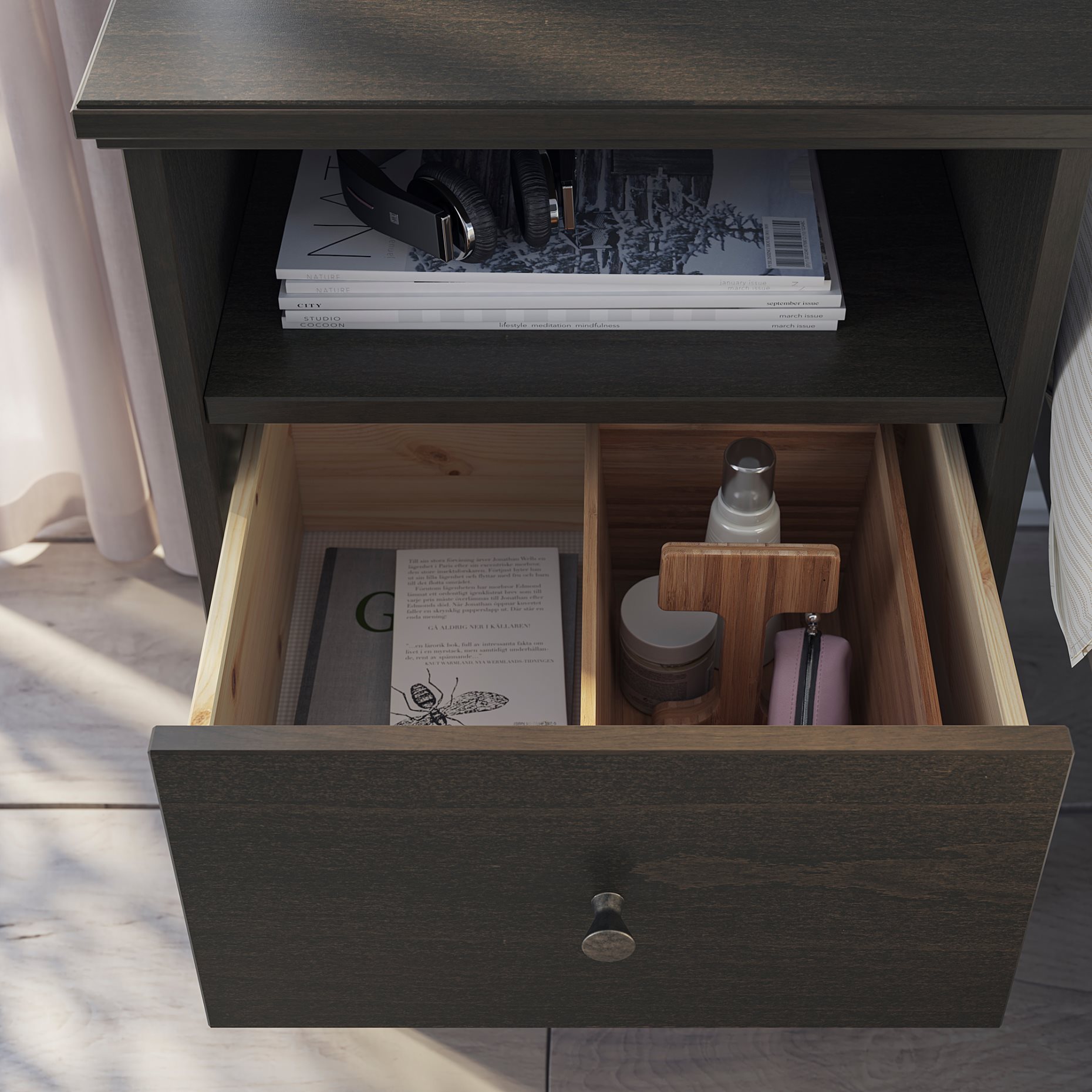 IDANÄS, κομοδίνο, 47x40 cm, 804.588.15