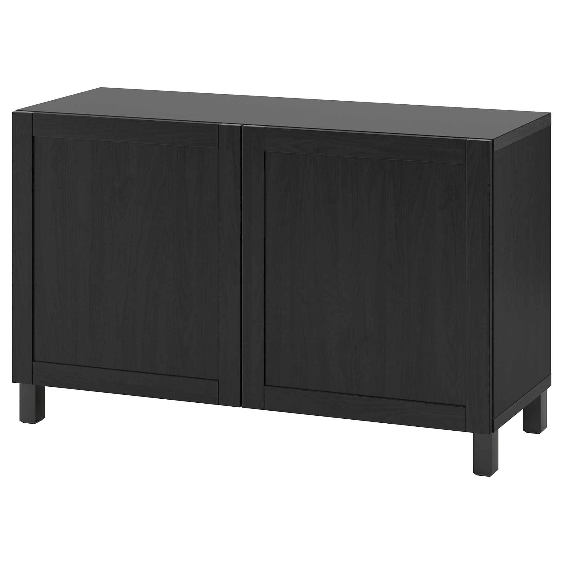 BESTÅ, σύνθεση αποθήκευσης με πόρτες, 120x42x74 cm, 892.822.04