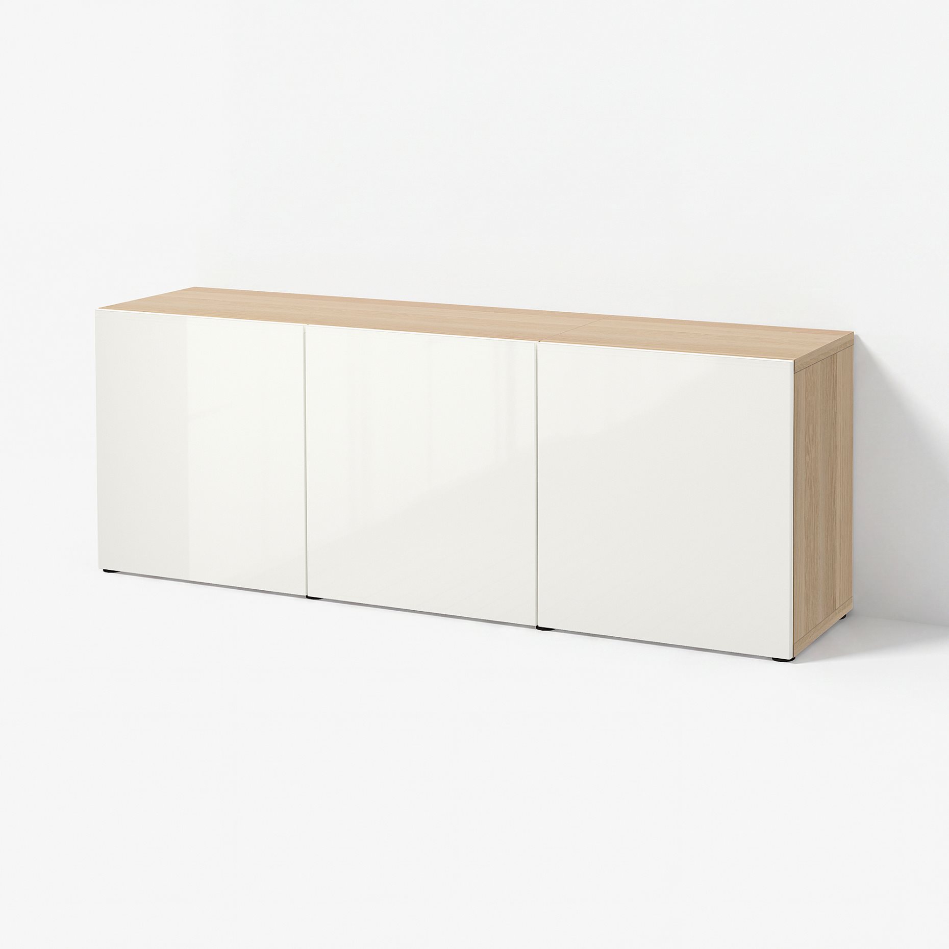 BESTÅ, storage combination with doors, 180x42x65 cm, 893.249.92