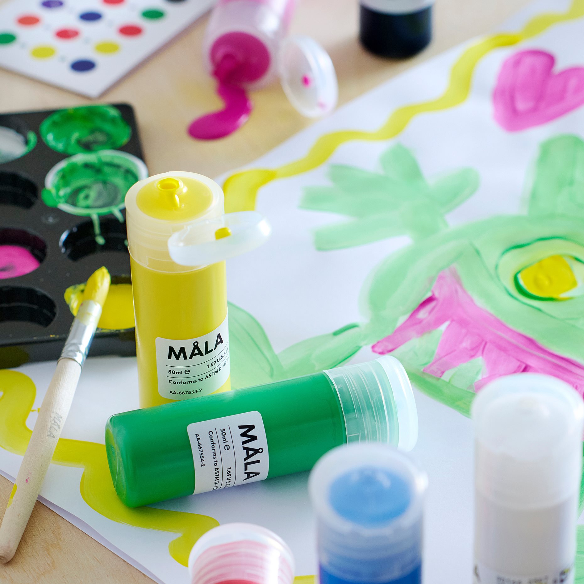 MÅLA, paint 400 ml, 8 pack, 104.565.89