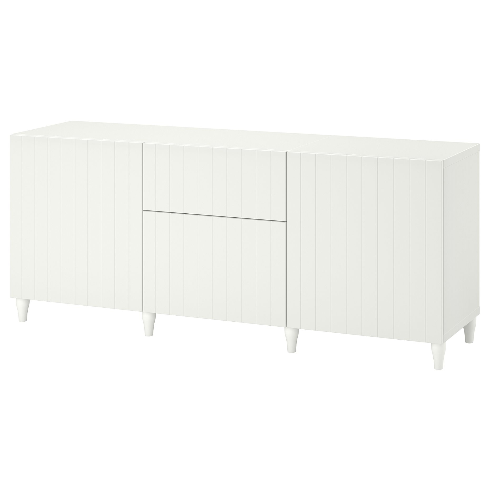 BESTÅ, storage combination with drawers soft-closing, 180x42x74 cm, 293.849.17