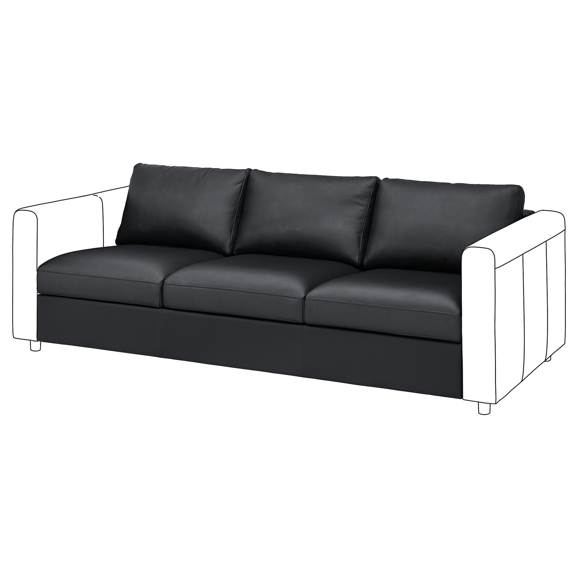 VIMLE, 3-seat section, 504.653.51