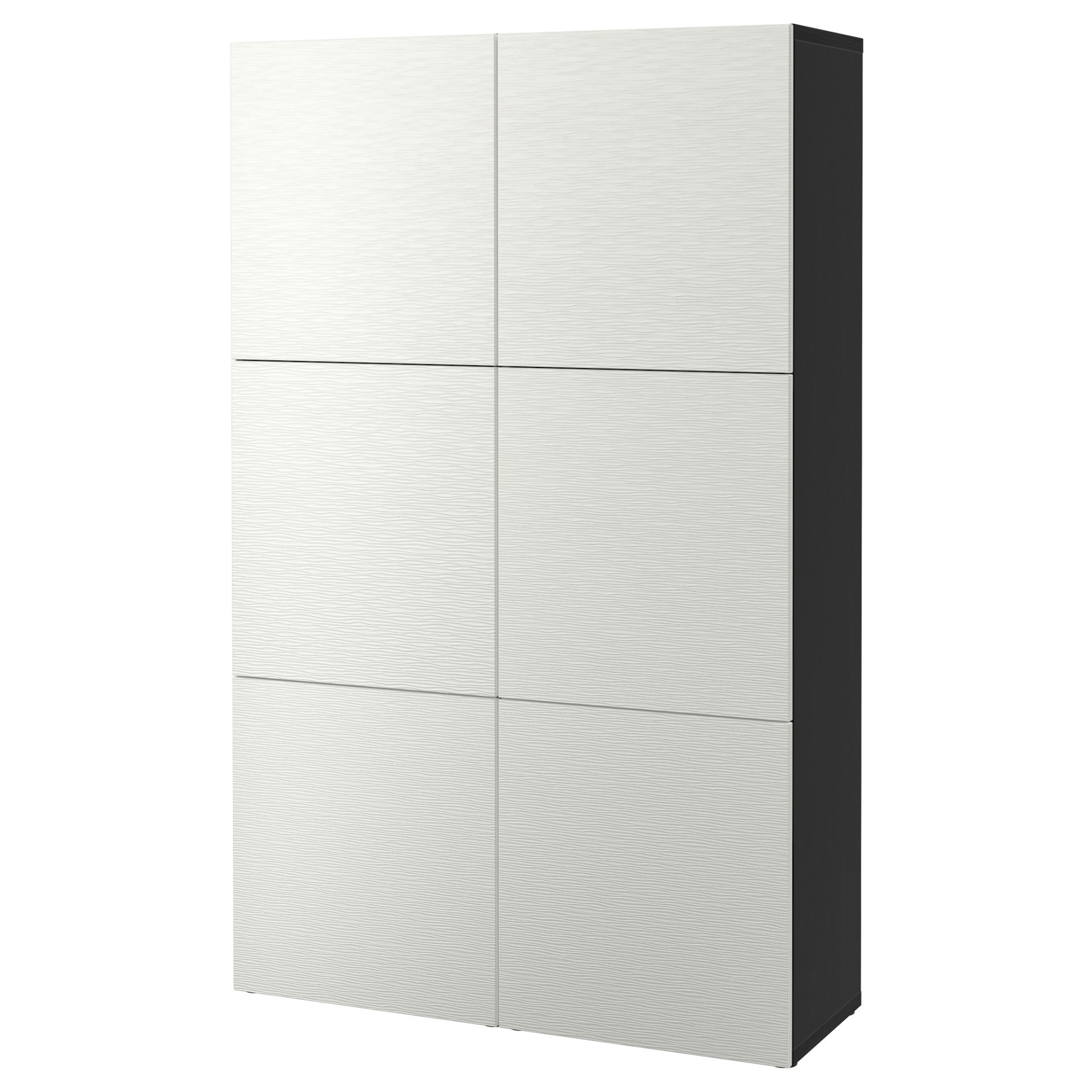 BESTÅ, storage combination with doors, 120x42x193 cm, 590.715.28