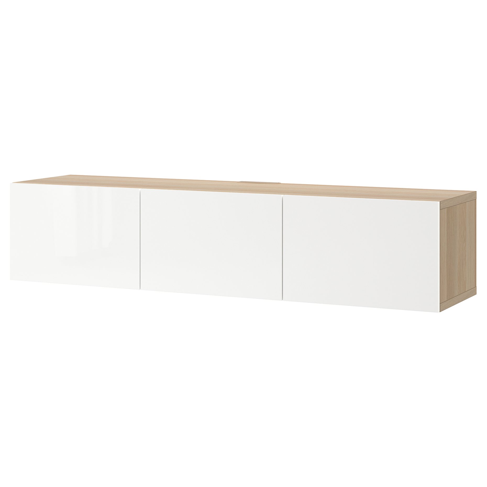 BESTÅ, TV bench with doors, 180x42x38 cm, 593.307.15