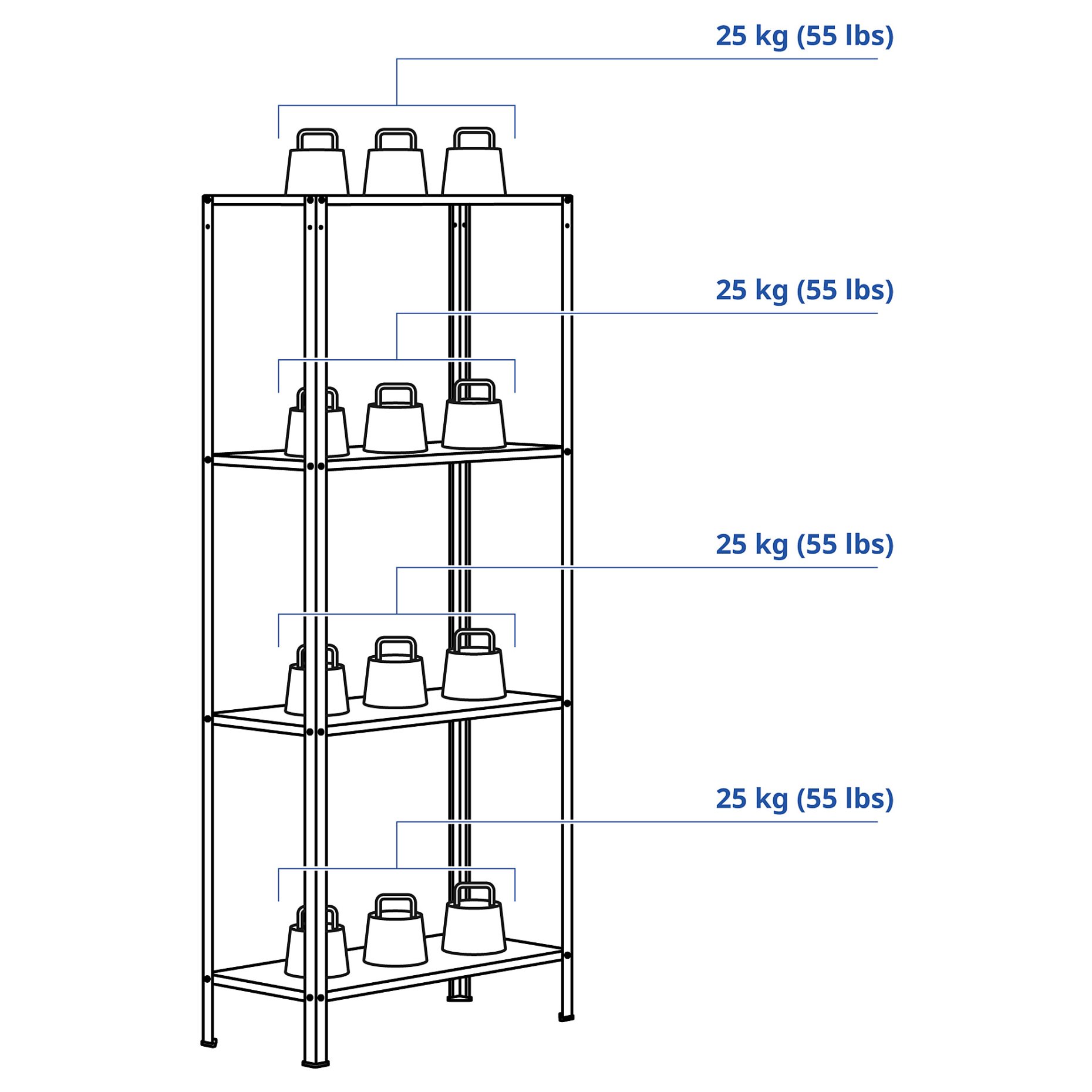 HYLLIS, shelving unit, 002.785.78