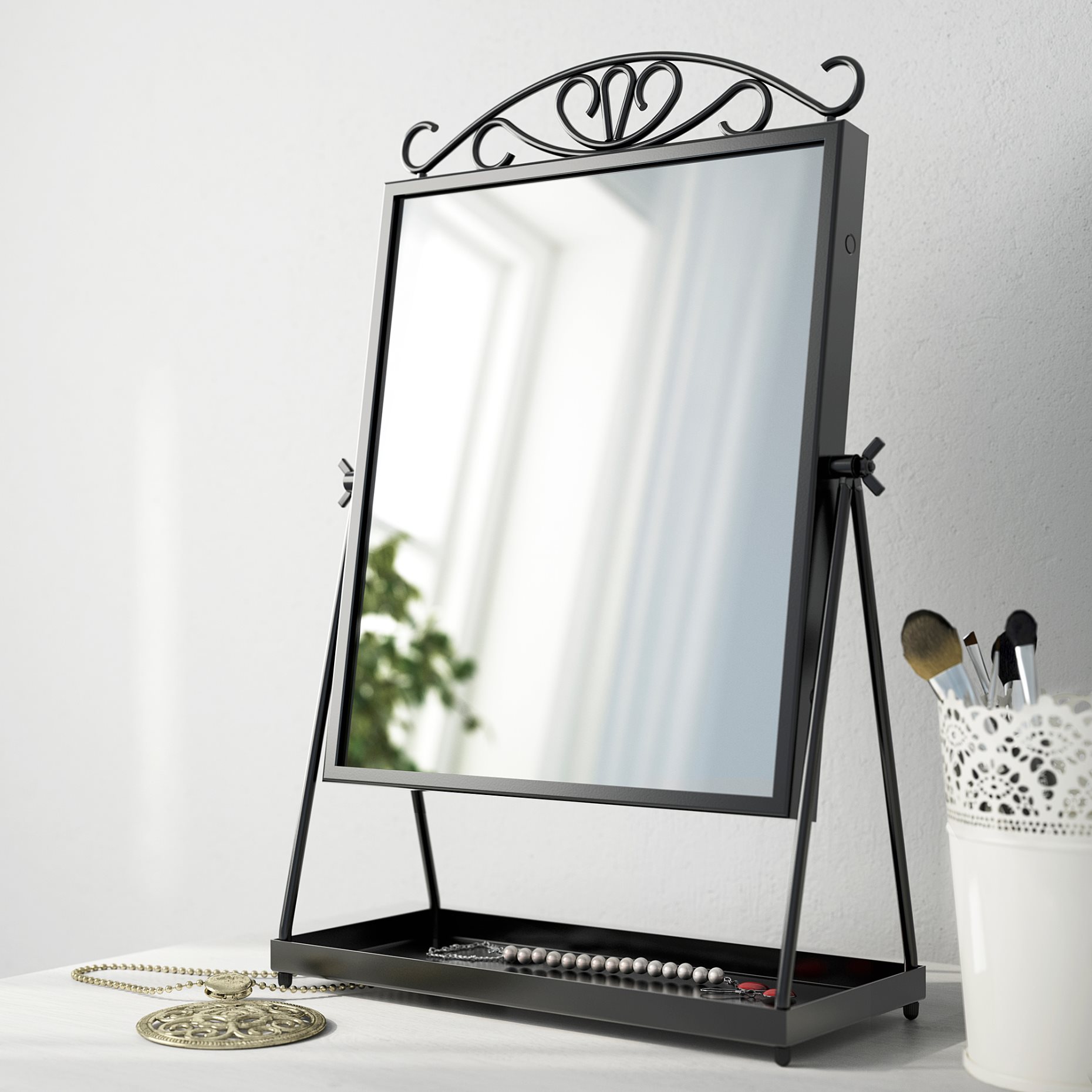 KARMSUND, table mirror, 27x43 cm, 002.949.79