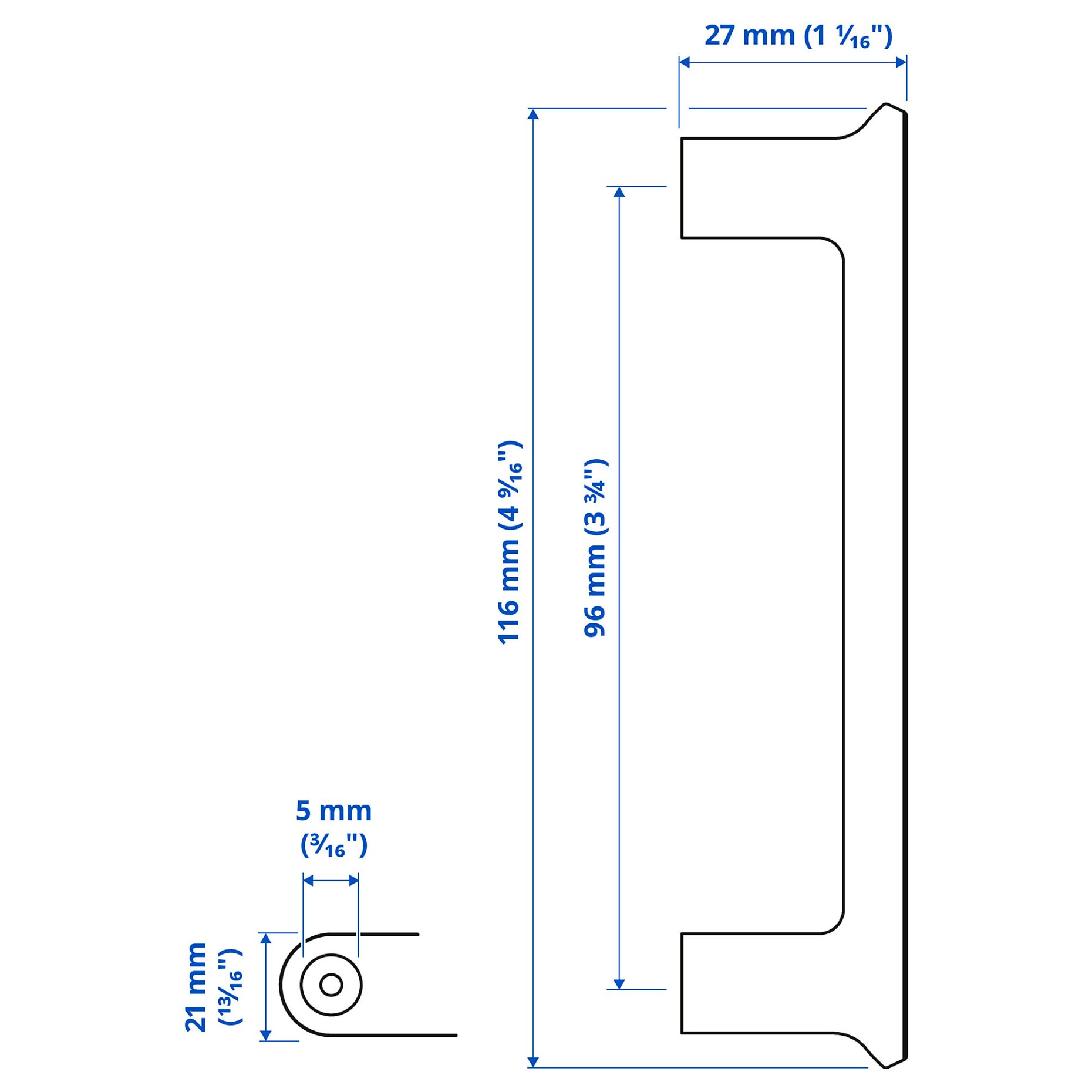 GUBBARP, handle, 2 pack, 003.364.32