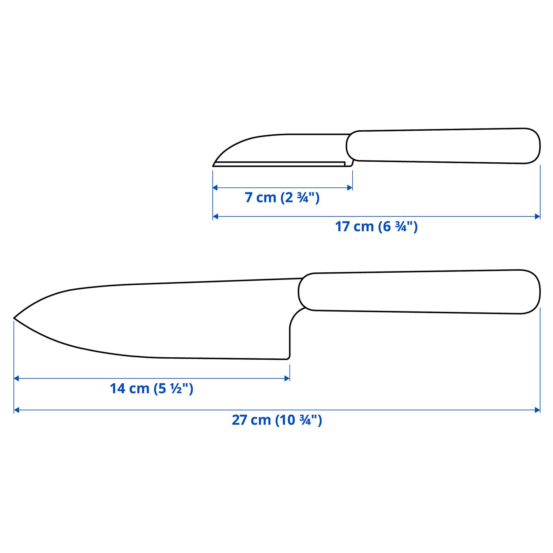 FÖRDUBBLA, 2-piece knife set, 004.367.90