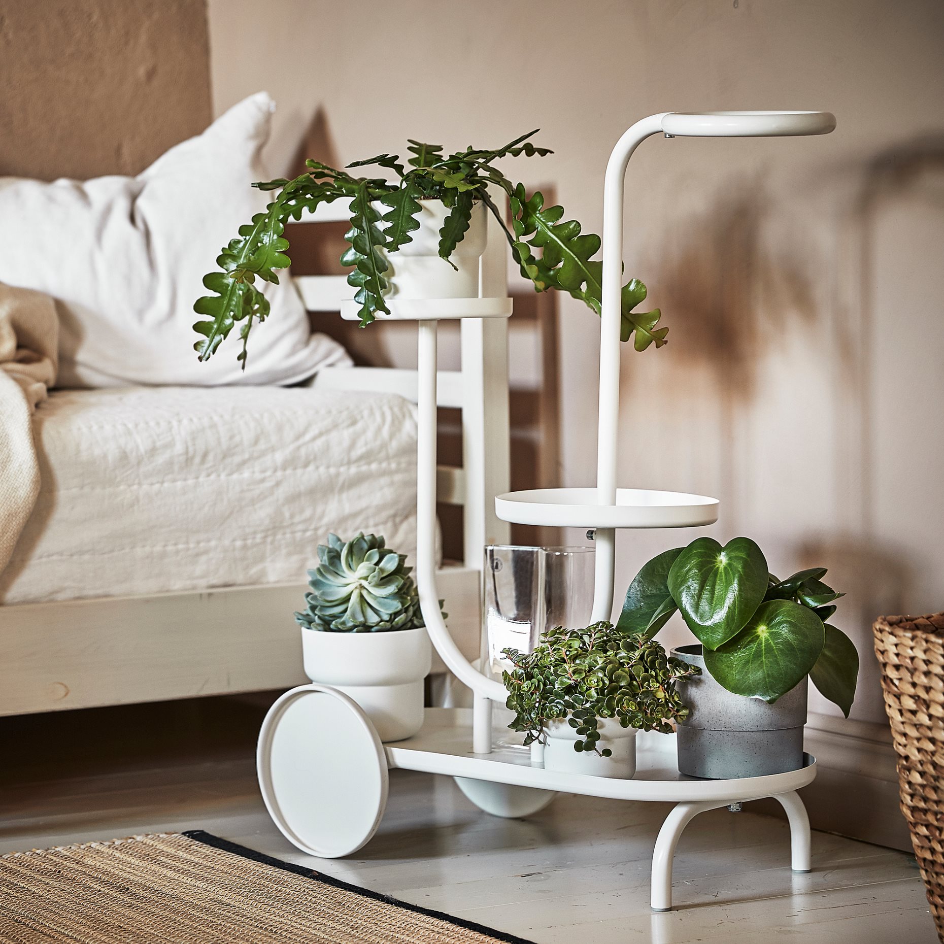 CHILISTRÅN, plant stand with wheels, 75 cm, 004.922.48