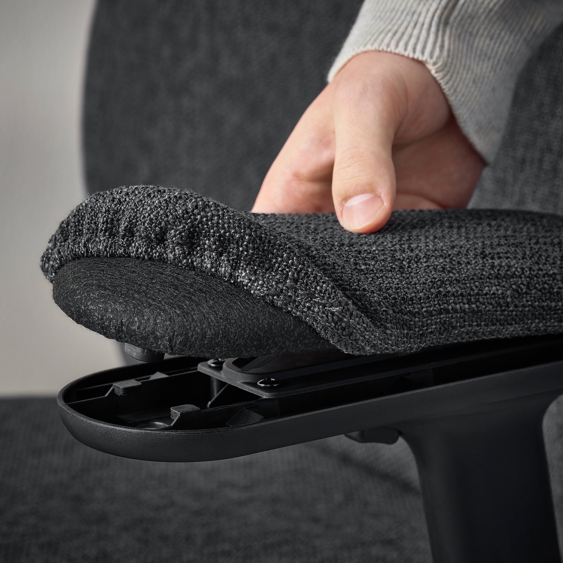 GRONFJALL, office chair with armrests, 005.034.40