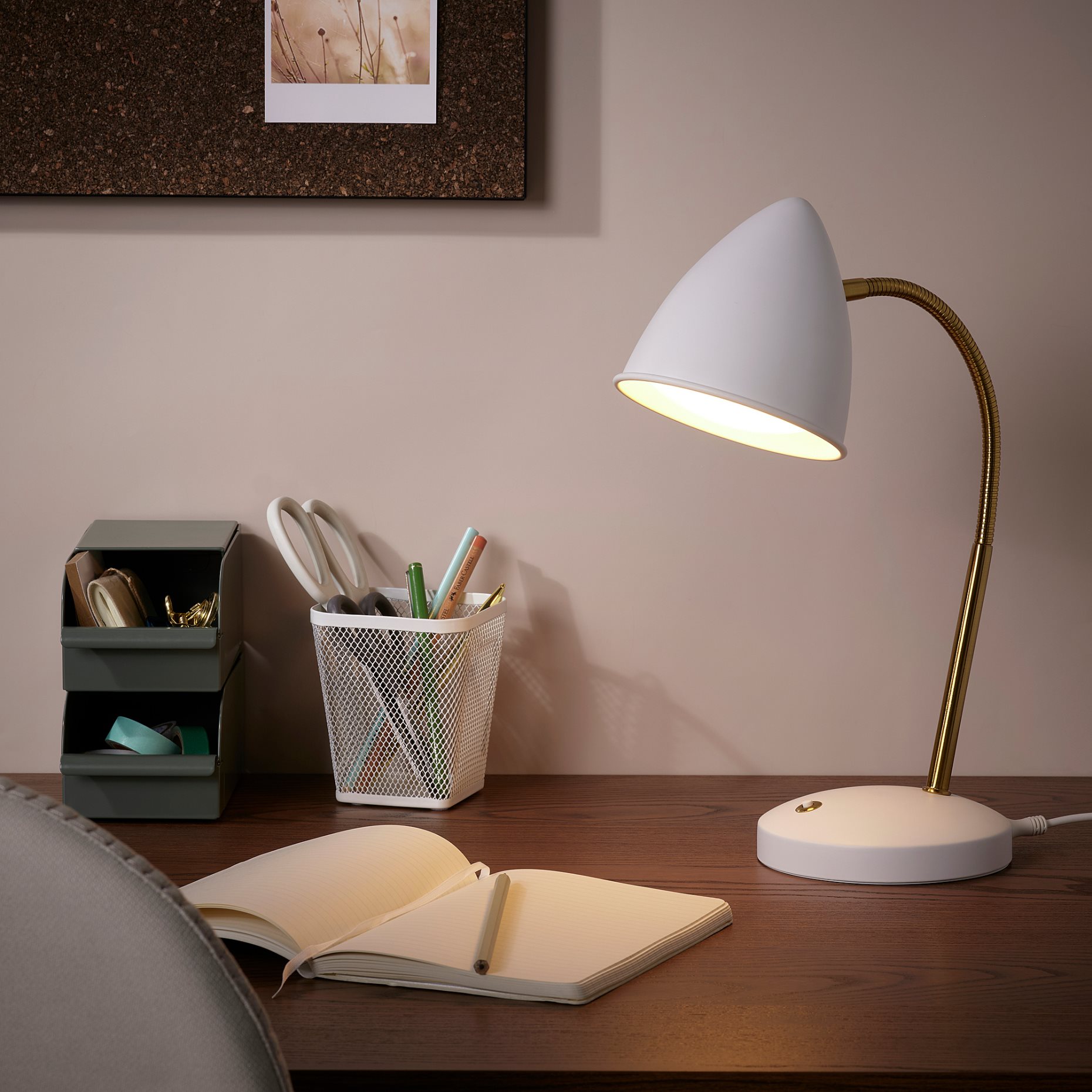 ISNÅLEN, work lamp with built-in LED light source, 005.143.68
