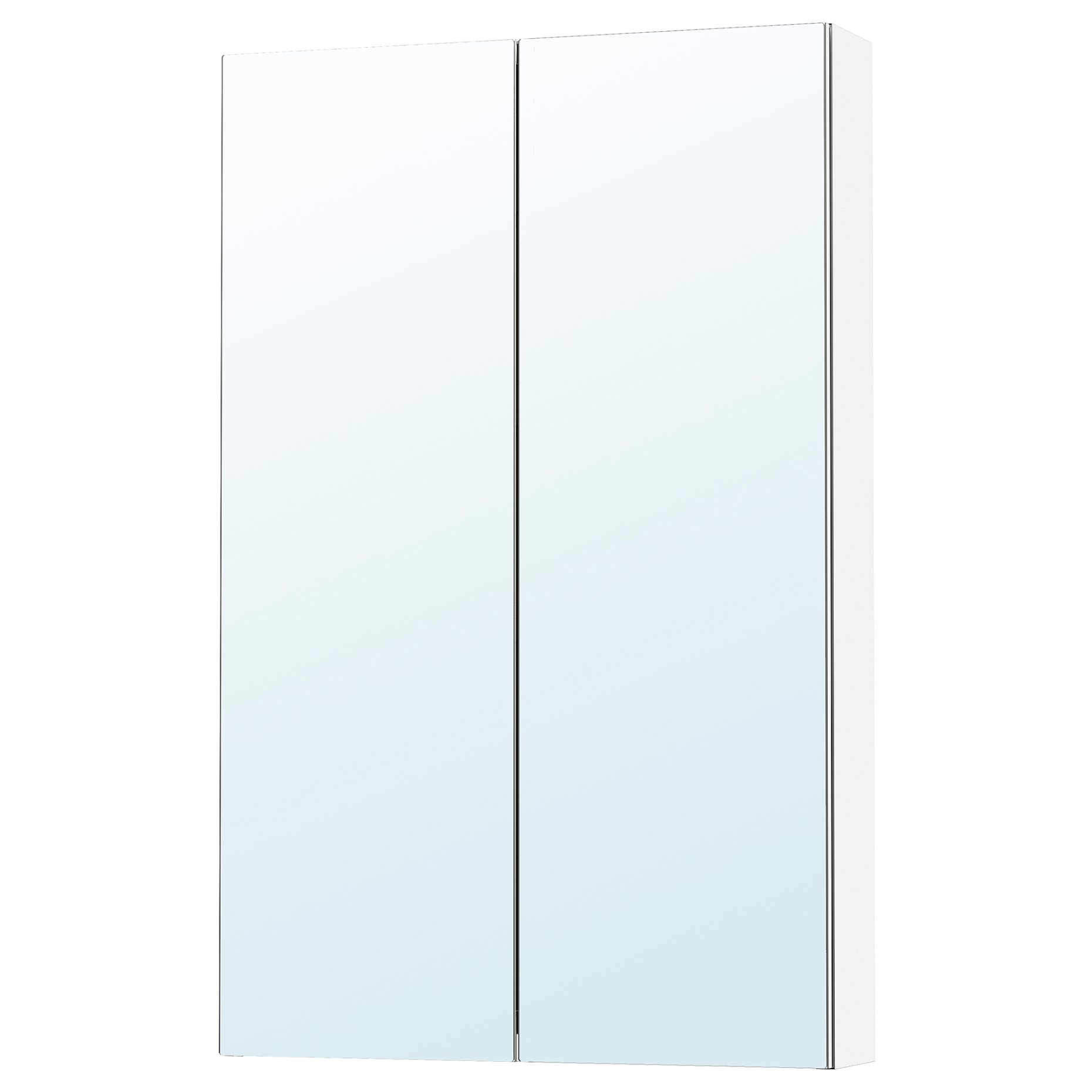 LETTAN, ντουλάπι καθρέφτη με πόρτες, 60x15x95 cm, 005.349.22
