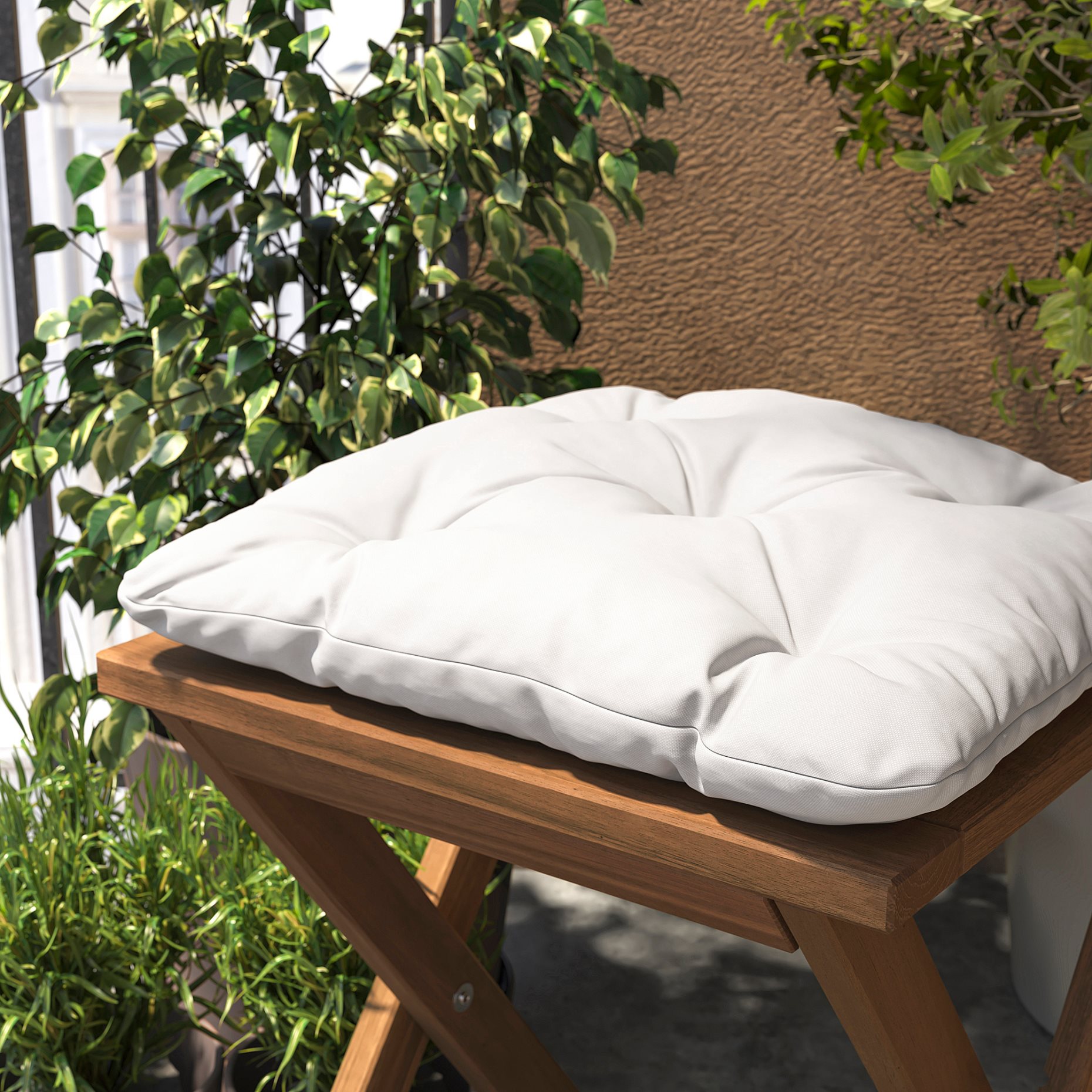 KUDDARNA, chair cushion outdoor, 36x32 cm, 005.472.22