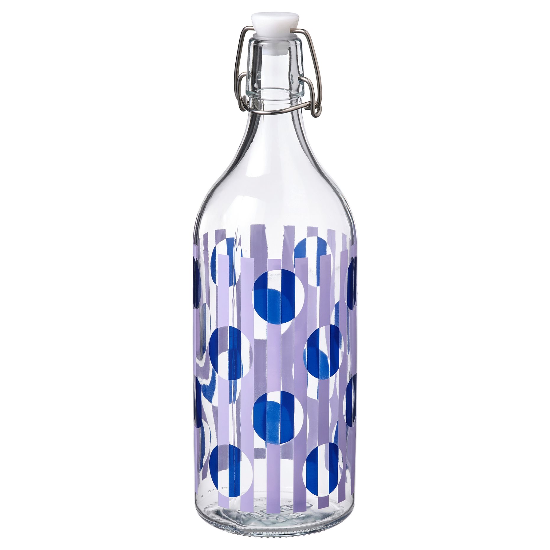 KORKEN, bottle with stopper/glass, 1 l, 005.536.37