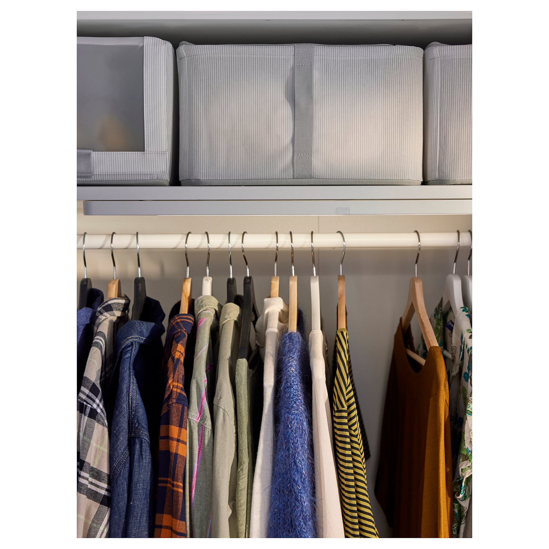 KOLVATTEN, ράγα με ενσωματωμένο φωτισμό LED με αισθητήρα/λειτουργία με μπαταρία, 70 cm, 005.689.88