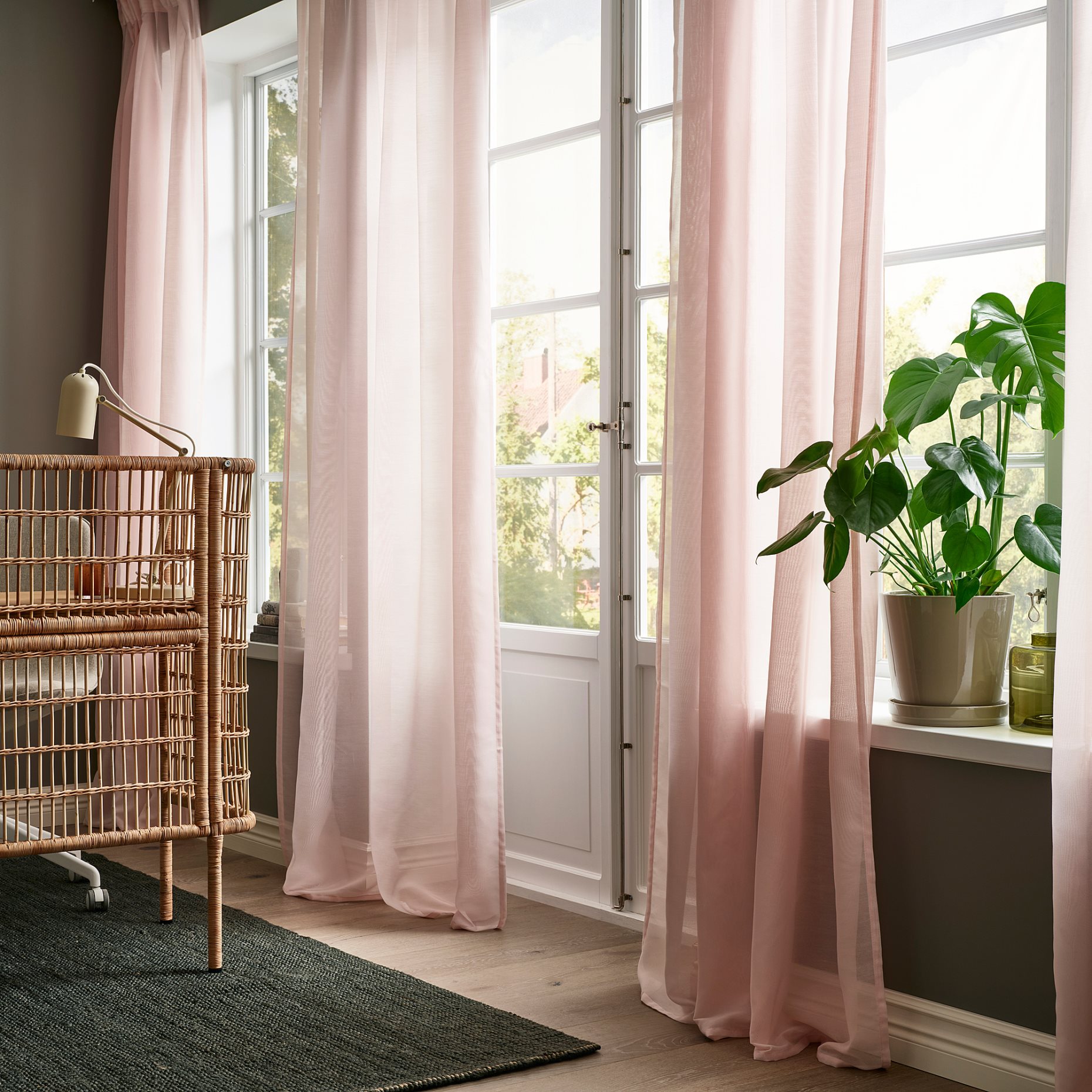 STENFRÖ, sheer curtains/1 pair, 145x300 cm, 005.948.93