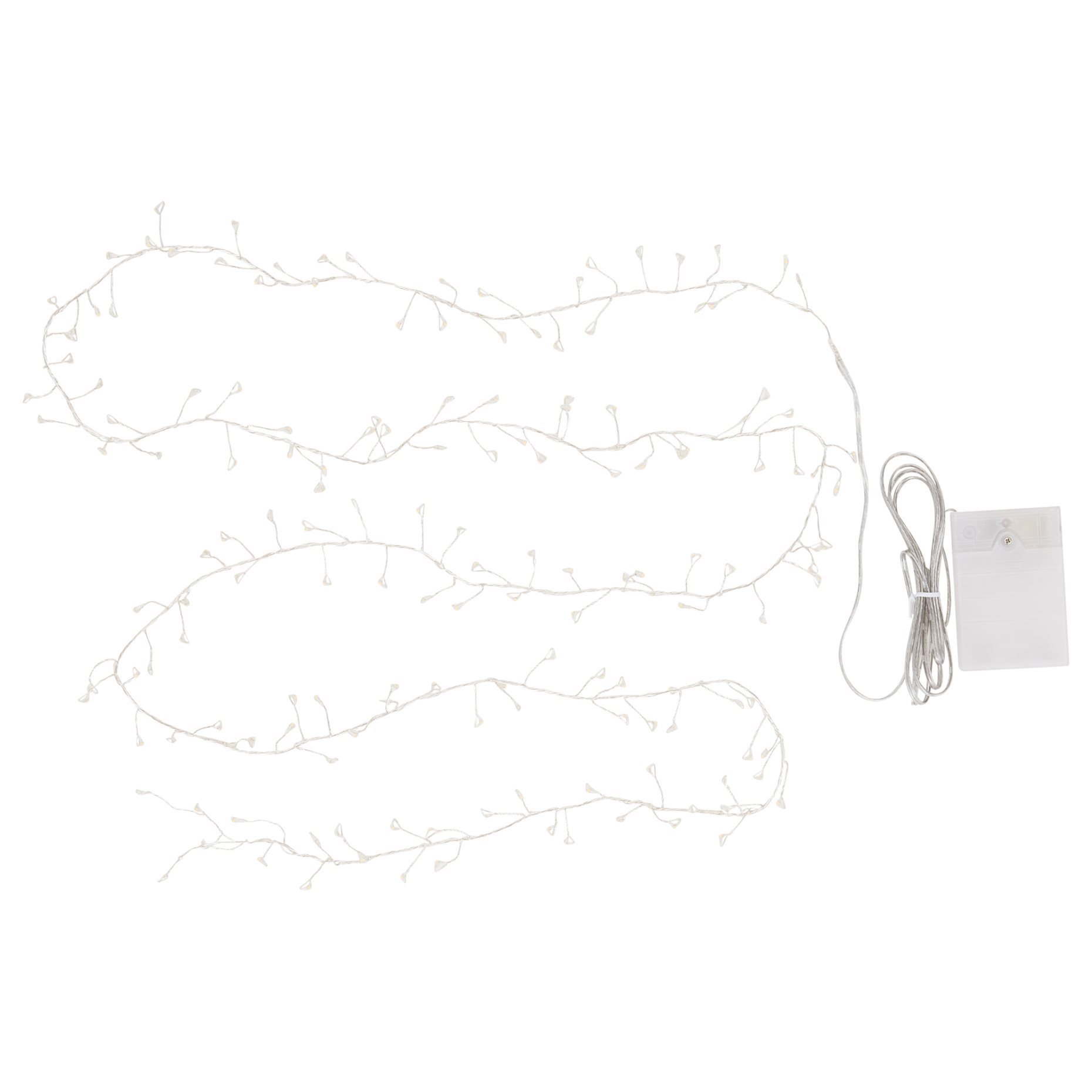 STRÅLA, lighting chain with built in LED light source/160 lights/battery-operated, mini, 005.991.07